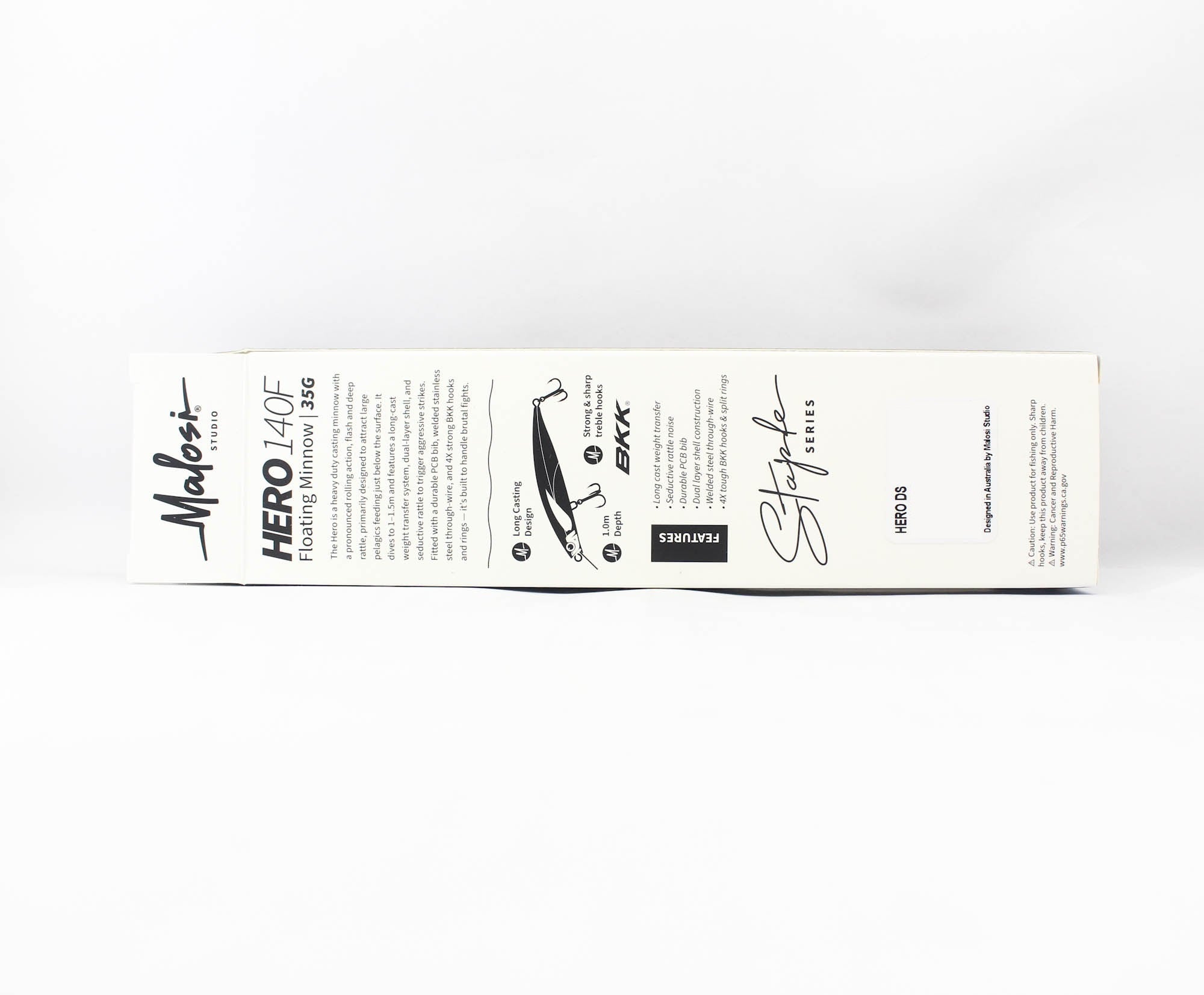 Malosi SHE140F-BR Staple Hero 140F Floating Lure Backwater (3277)