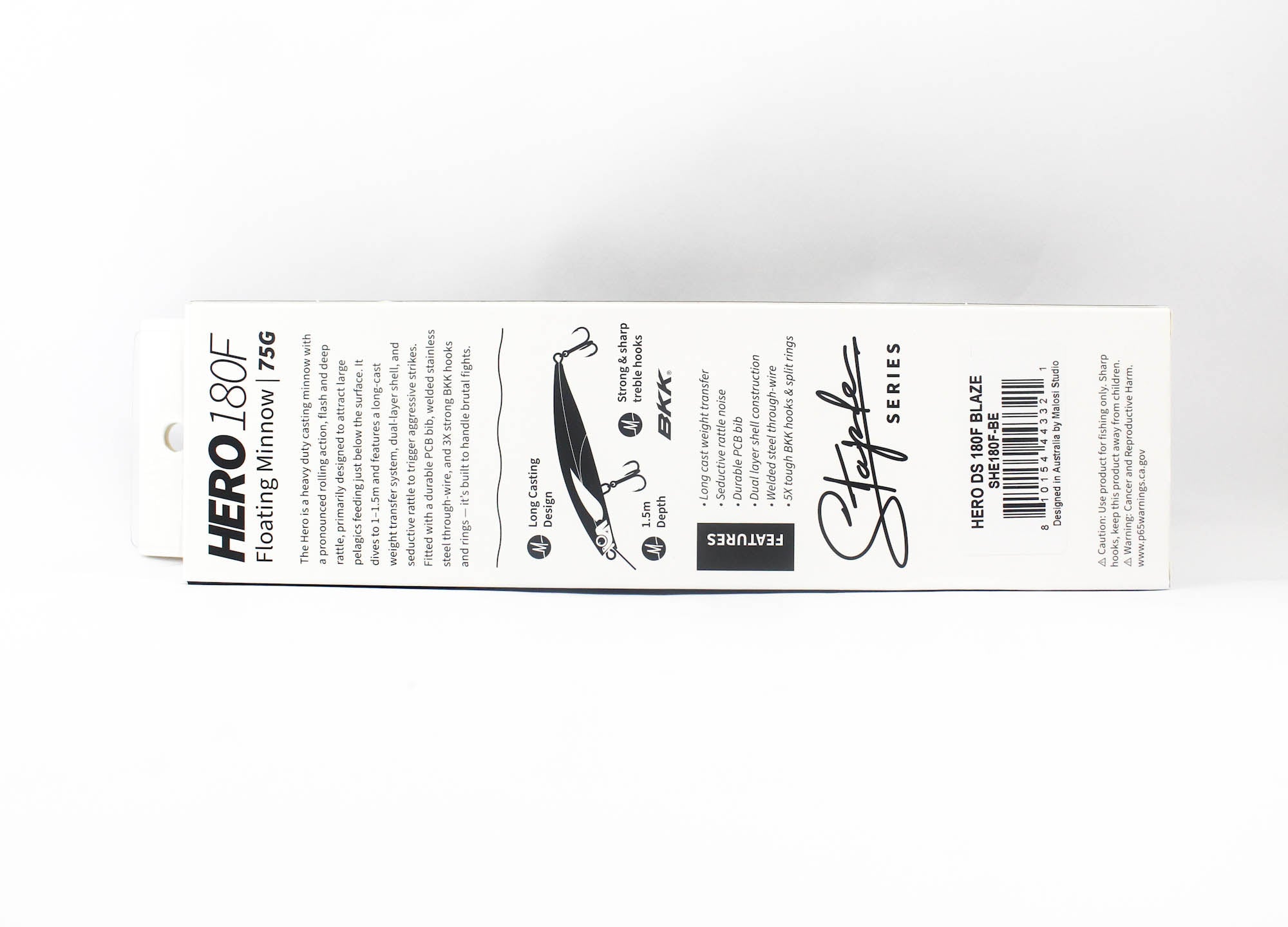 Malosi SHE180F-BE Staple Hero 180F Floating Lure Blaze (3321)