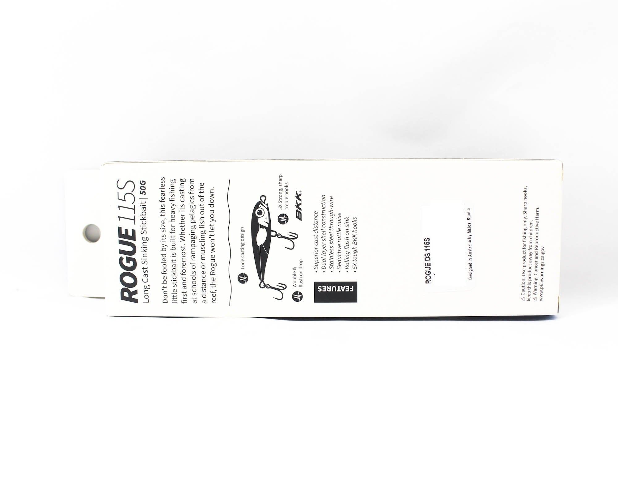 Malosi SRO85S-BR Staple Rogue 85S Sinking Lure Backwater (3512)