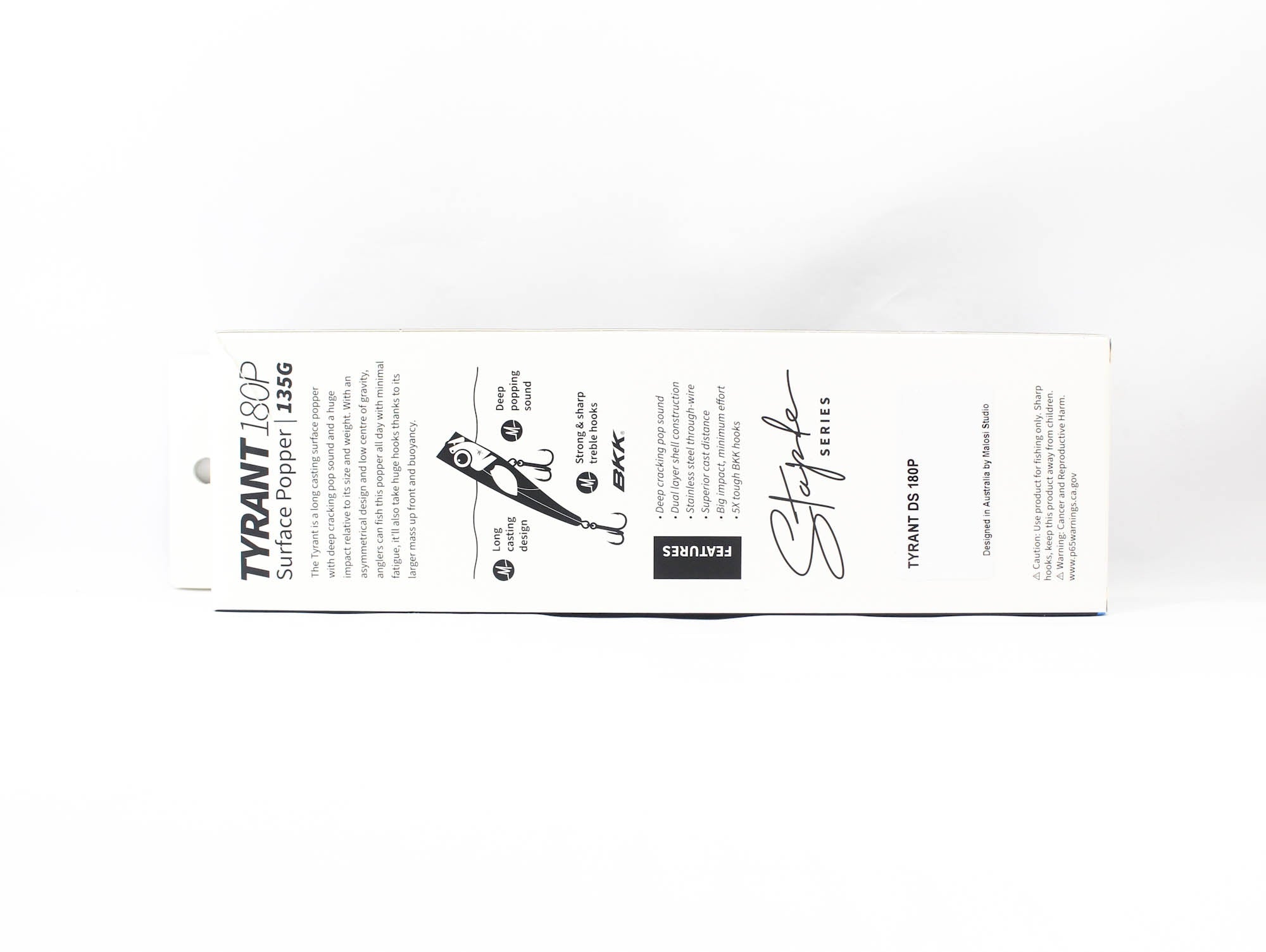 Malosi STY180P-BR Staple Tyrant 180P Floating Lure Backwater (4113)