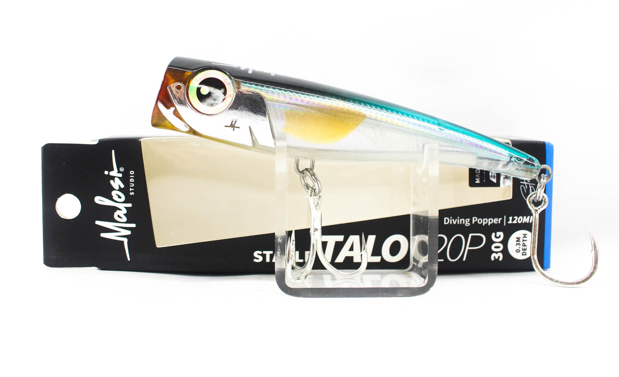 Malosi STA120P-BR Staple Talo 120P Floating Lure Backwater (4236)