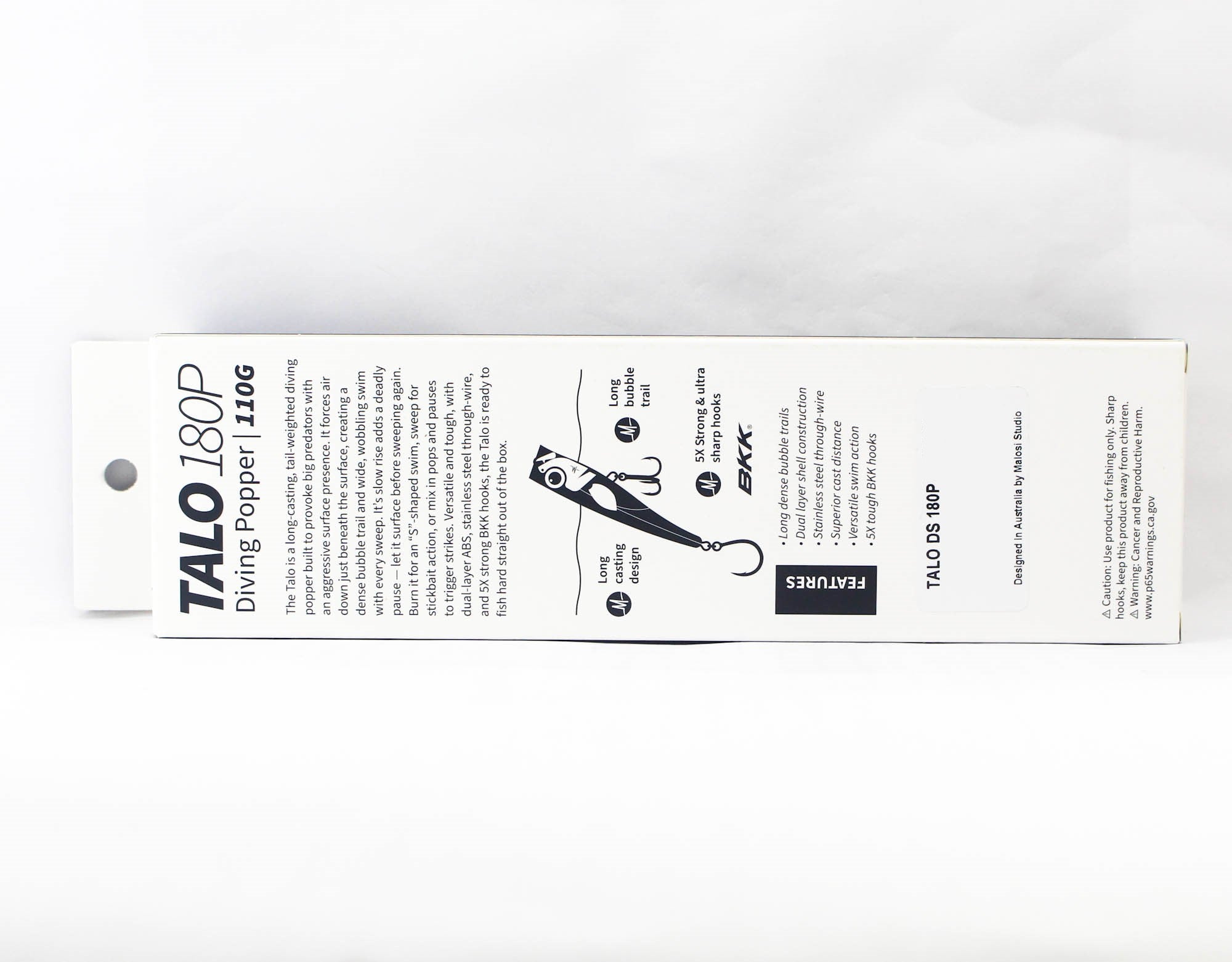 Malosi STA180P-AO Staple Talo 180P Floating Lure Albino (4397)