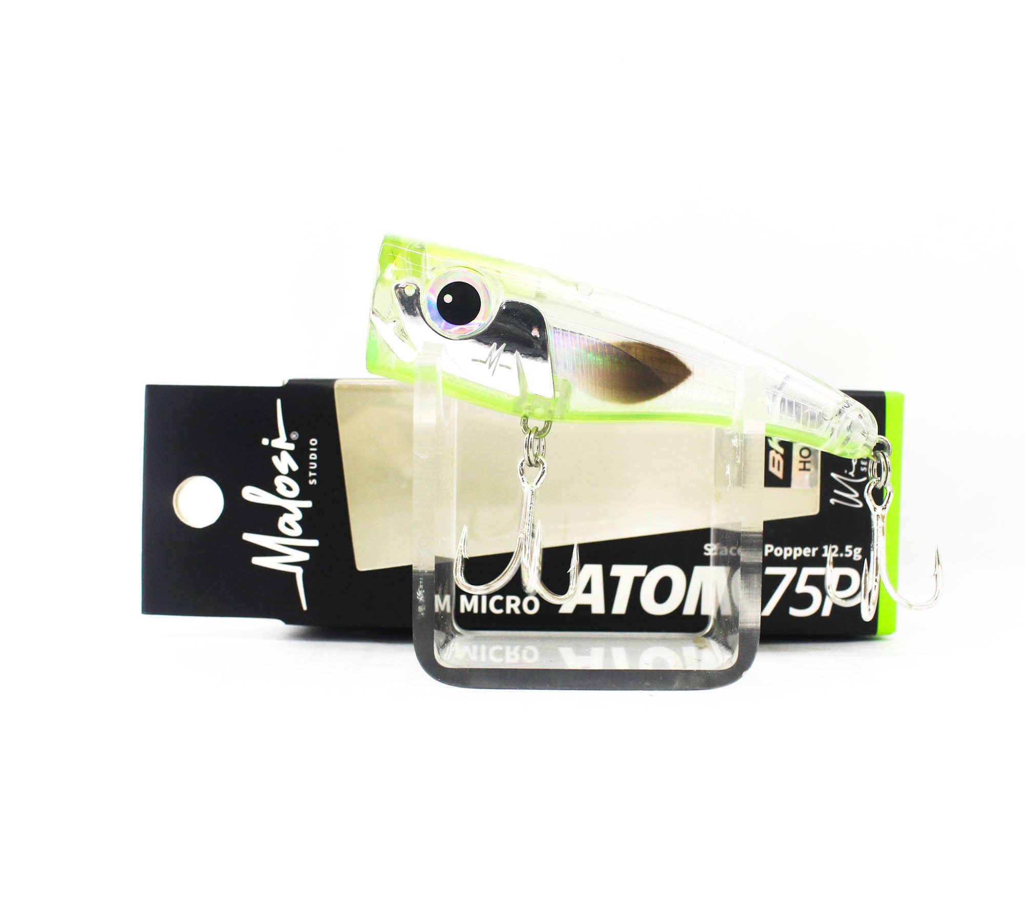 Malosi AT75P-WI Popper Micro Atom 75P Floating Lure Wasabi (4557)