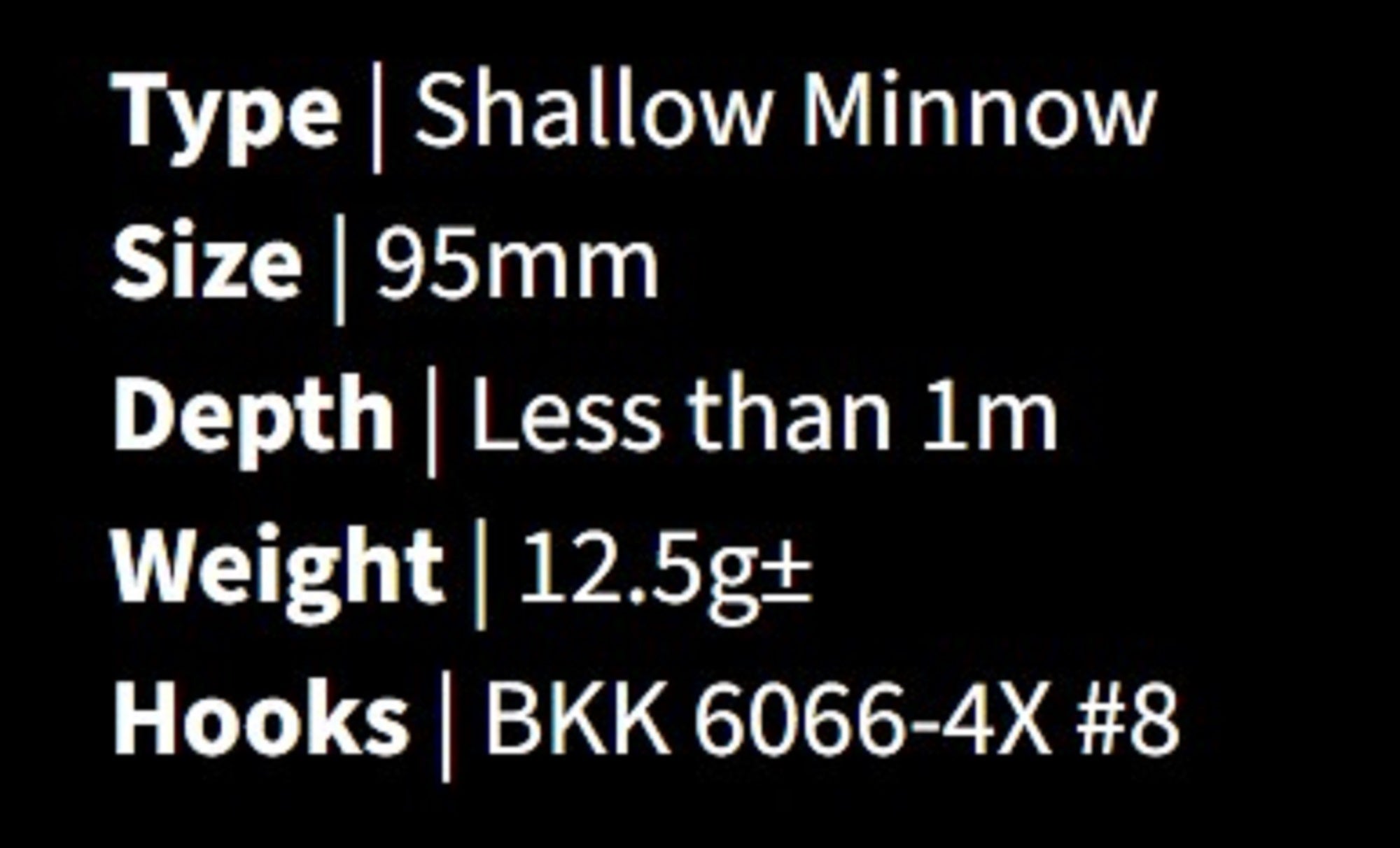 Malosi MI95F-TN Minnow Micro Minion 95F Floating Lure Teflon (4663)