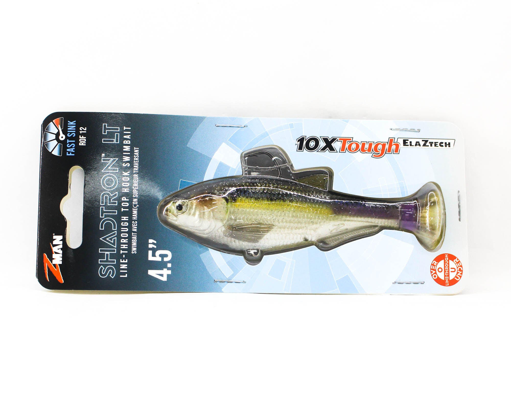 Zman Soft Lure Shadtron LT Swimbait 4.5 Inch Blueback (0400)