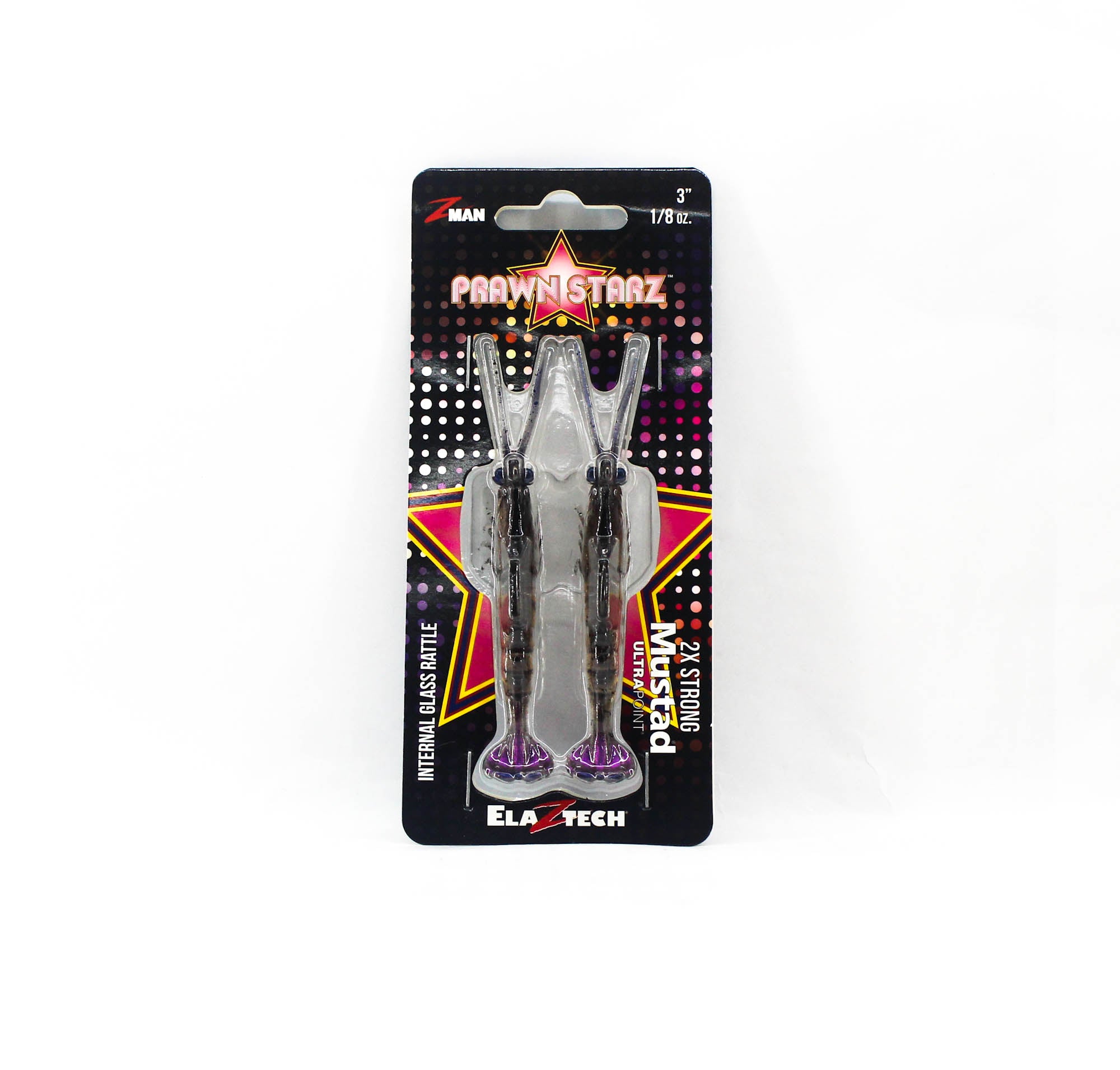 Zman Soft Lure PrawnstarZ 3 Inch 2/Pack Natural Shrimp (2602)