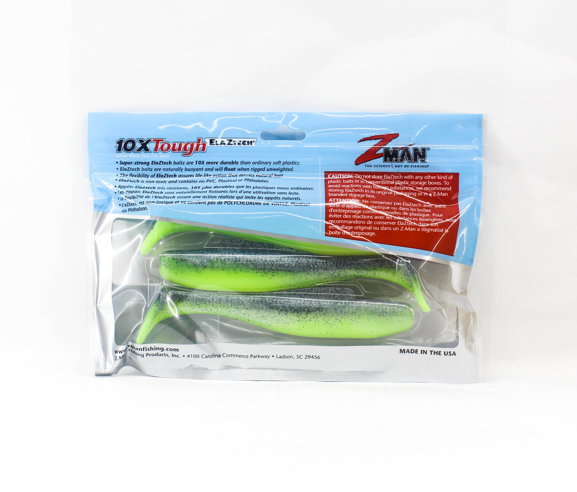 Zman Soft Lure Diezel MinnowZ 6 Inch 3/Pack Sexy Mullet (4477)