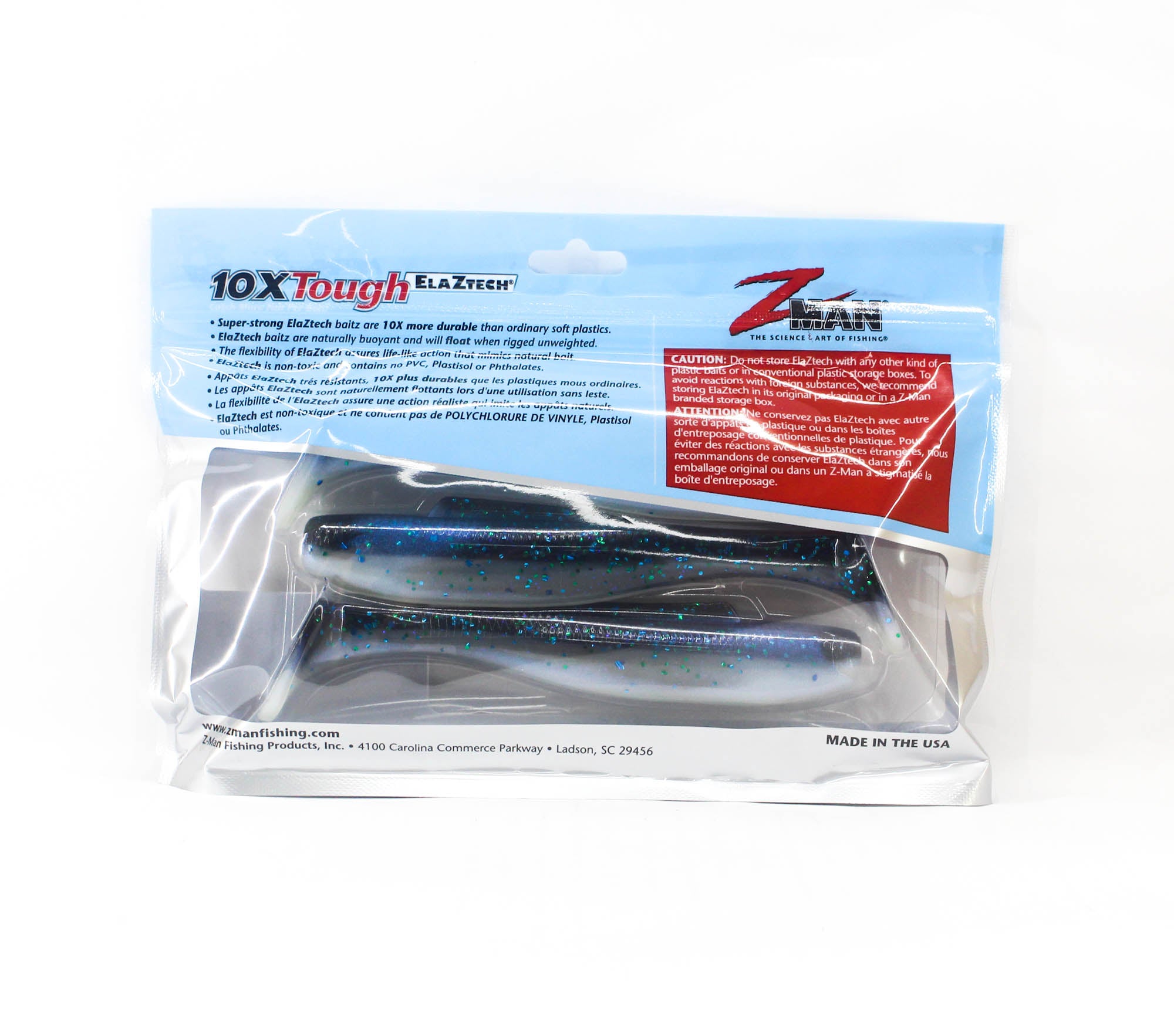 Zman Soft Lure Diezel MinnowZ 6 Inch 3/Pack Blue Mackerel (4507)