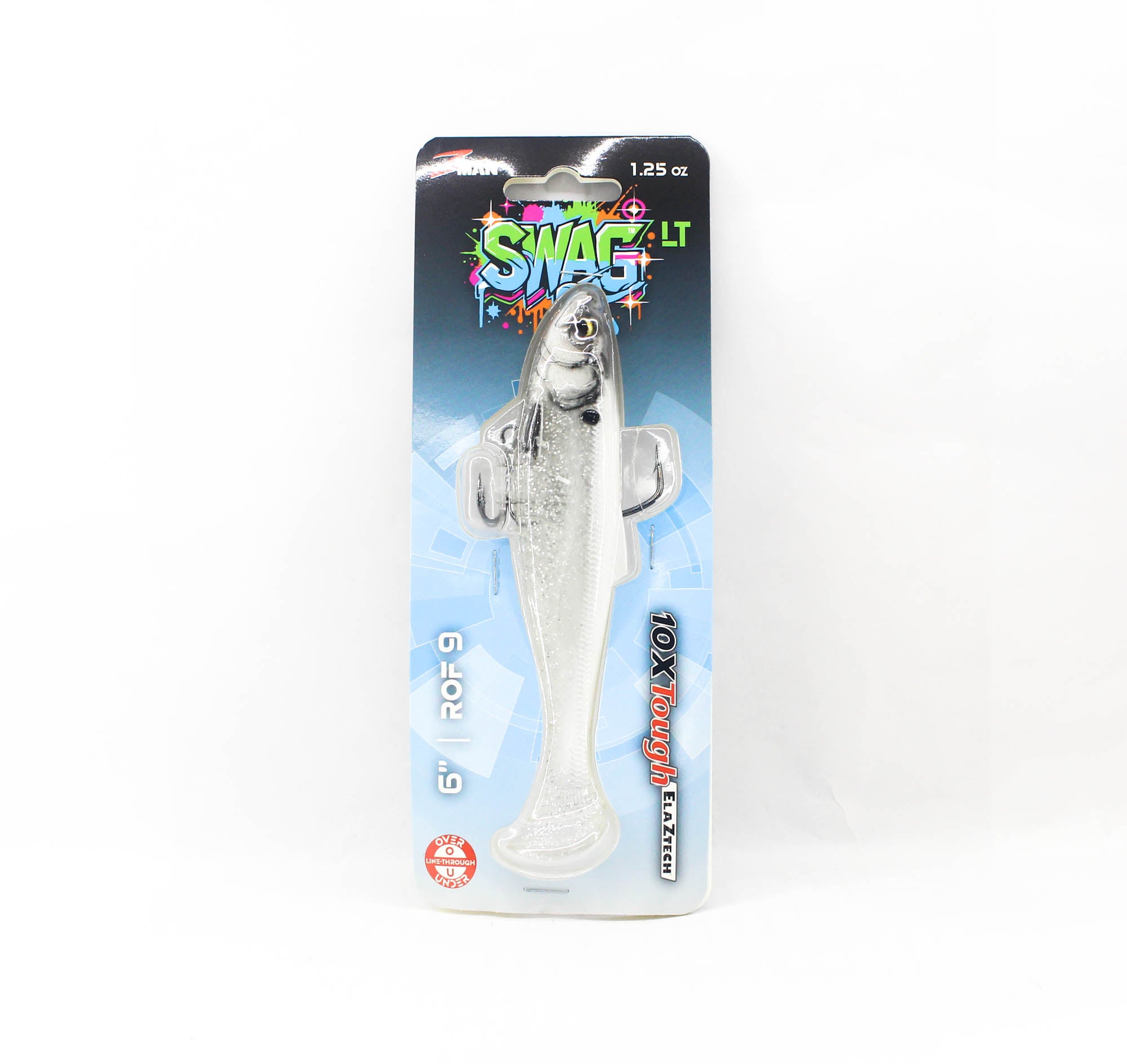 Zman Soft Lure Swag Swimbait LT 6 Inch Sight Flash (5009)