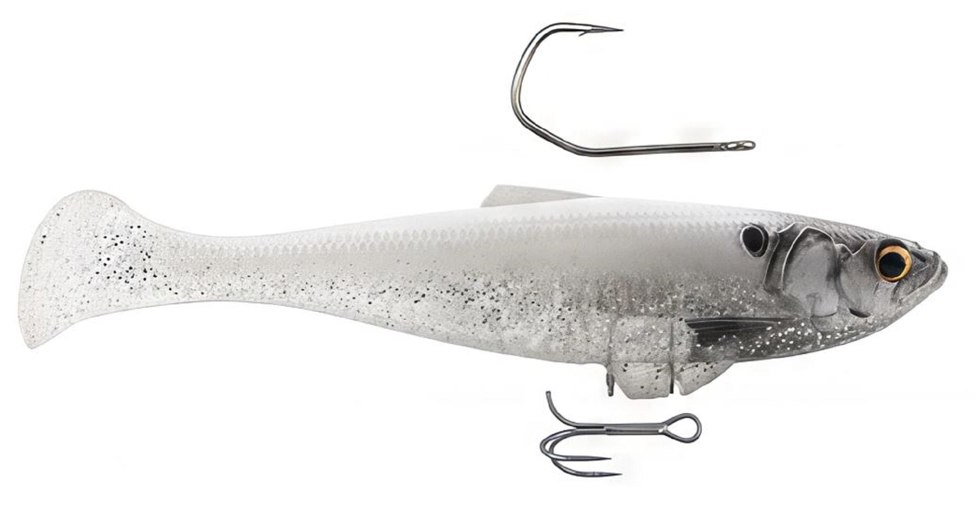 Zman Soft Lure Swag Swimbait LT 6 Inch Sight Flash (5009)