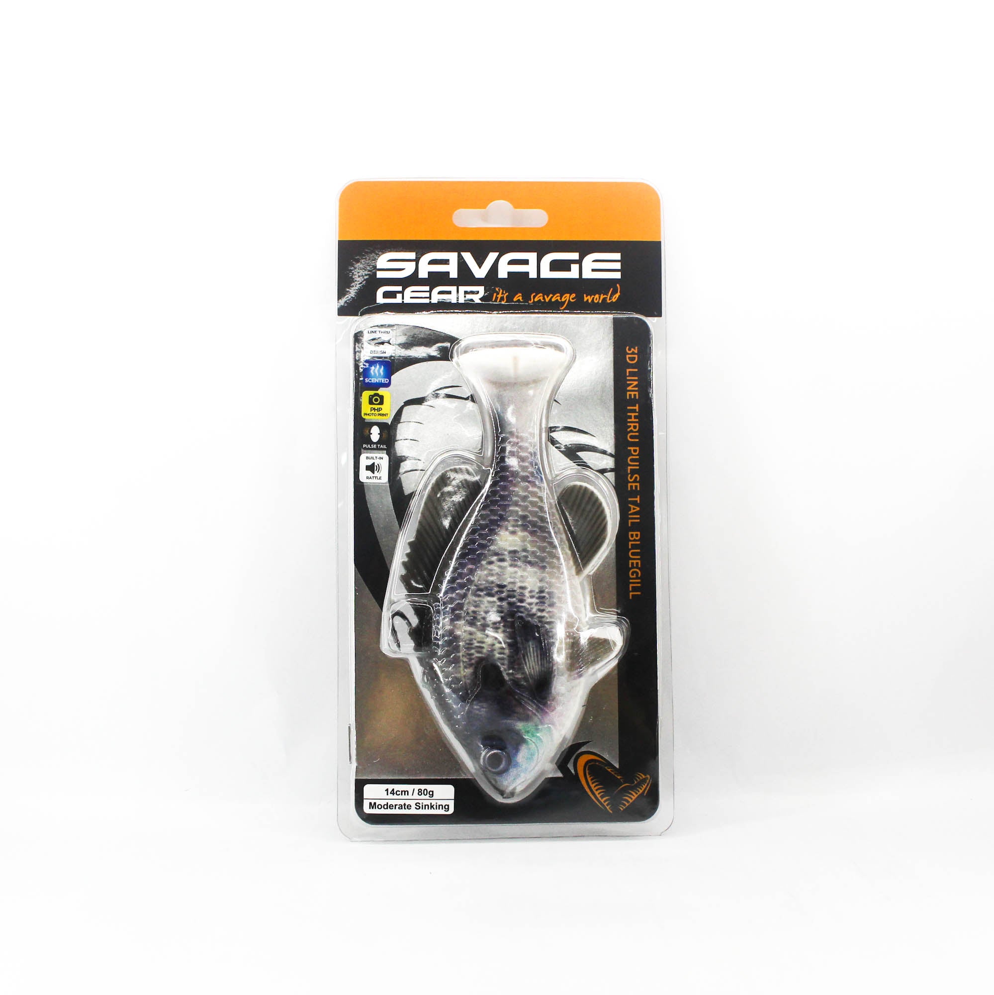 Savage Gear 3D LT Pluse Tail SS Slow Sinking 5.5 Inch White Gill (4199)