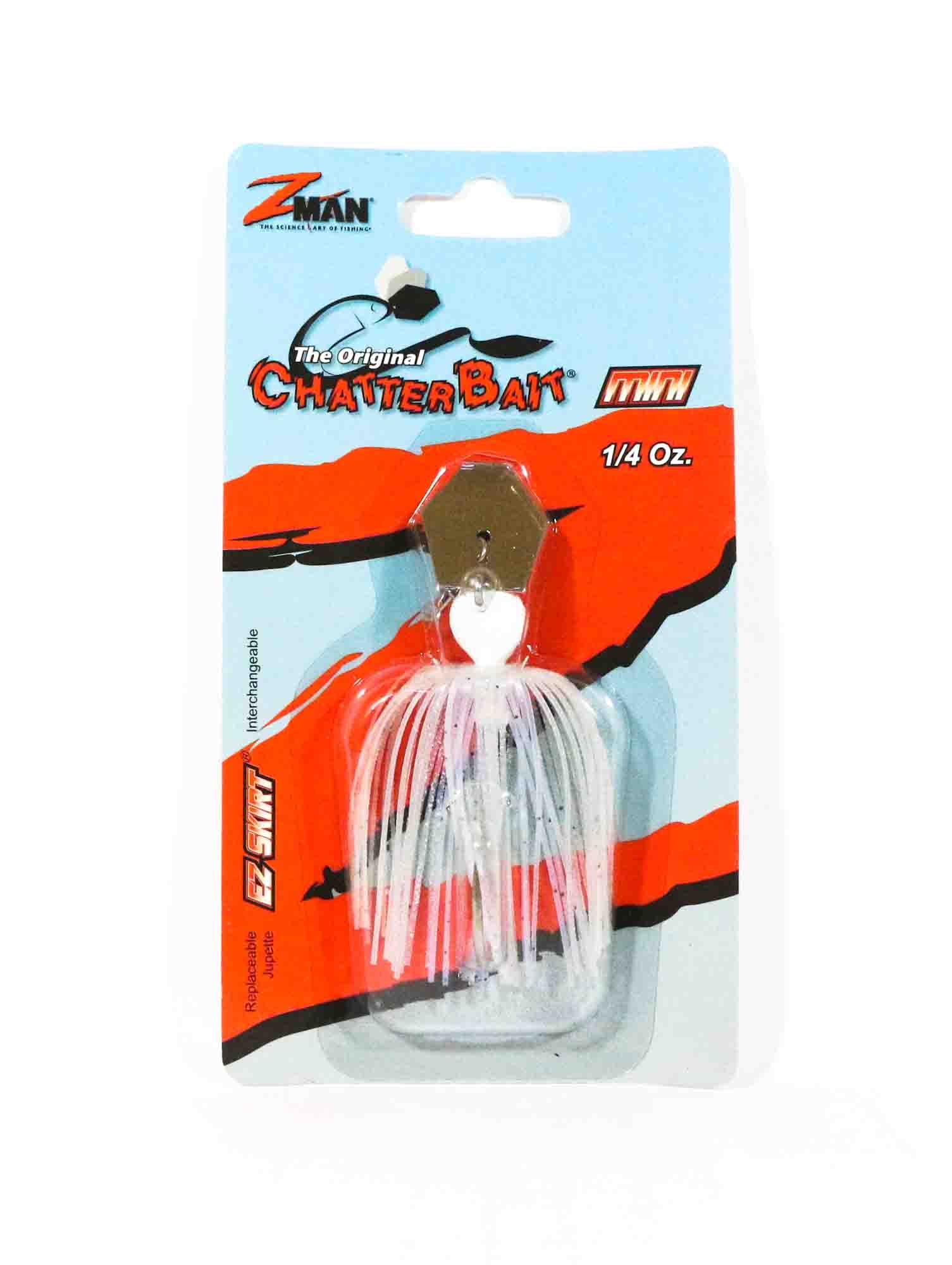 Zman Chatterbait Mini 1/4 oz Sinking Lure Shad Blue Glimmer (0204)