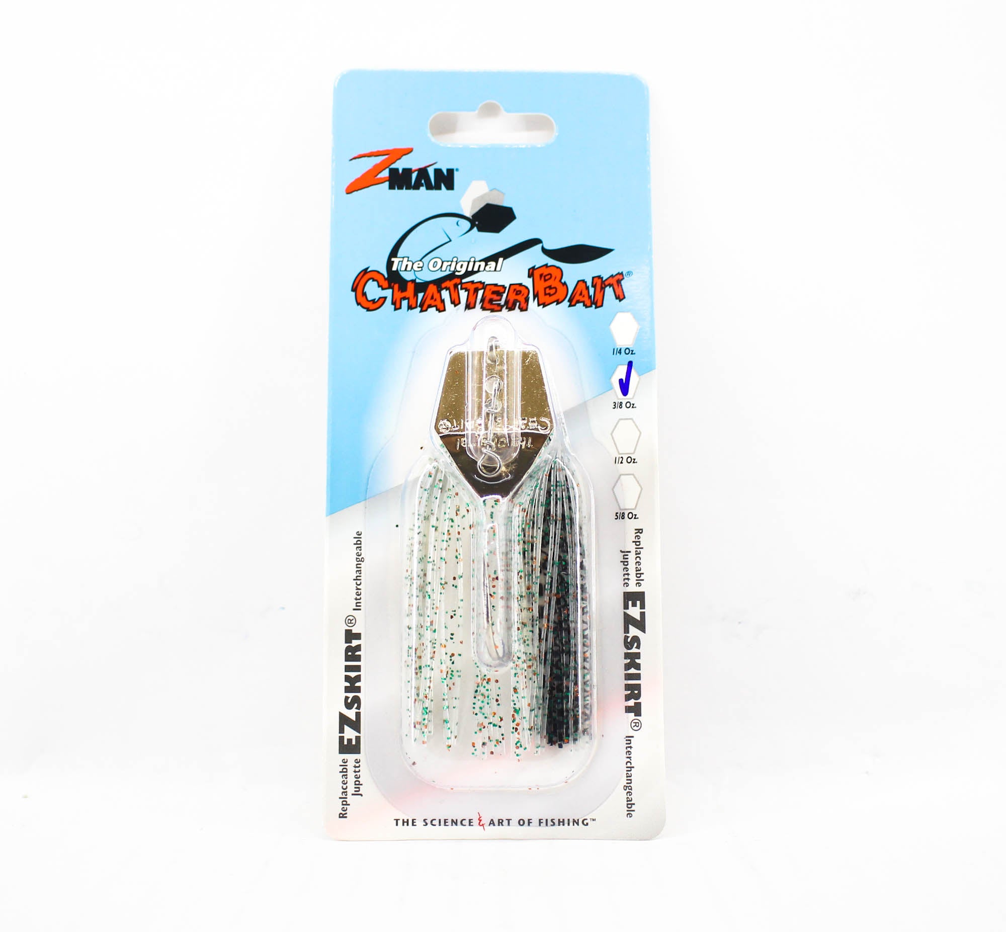 Zman Chatterbait 3/8 oz Sinking Lure Bad Shad Gold (0297)