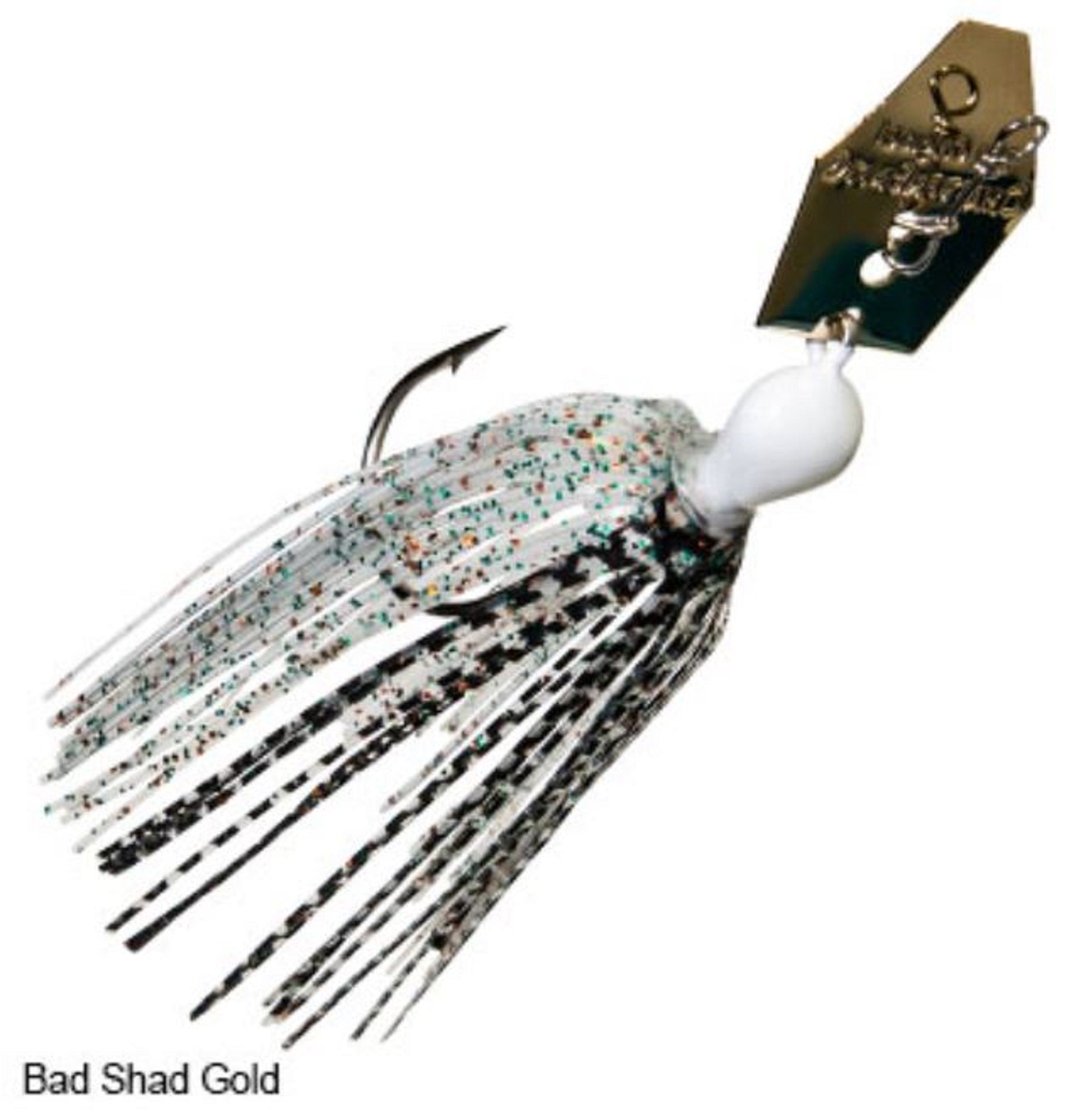 Zman Chatterbait 3/8 oz Sinking Lure Bad Shad Gold (0297)