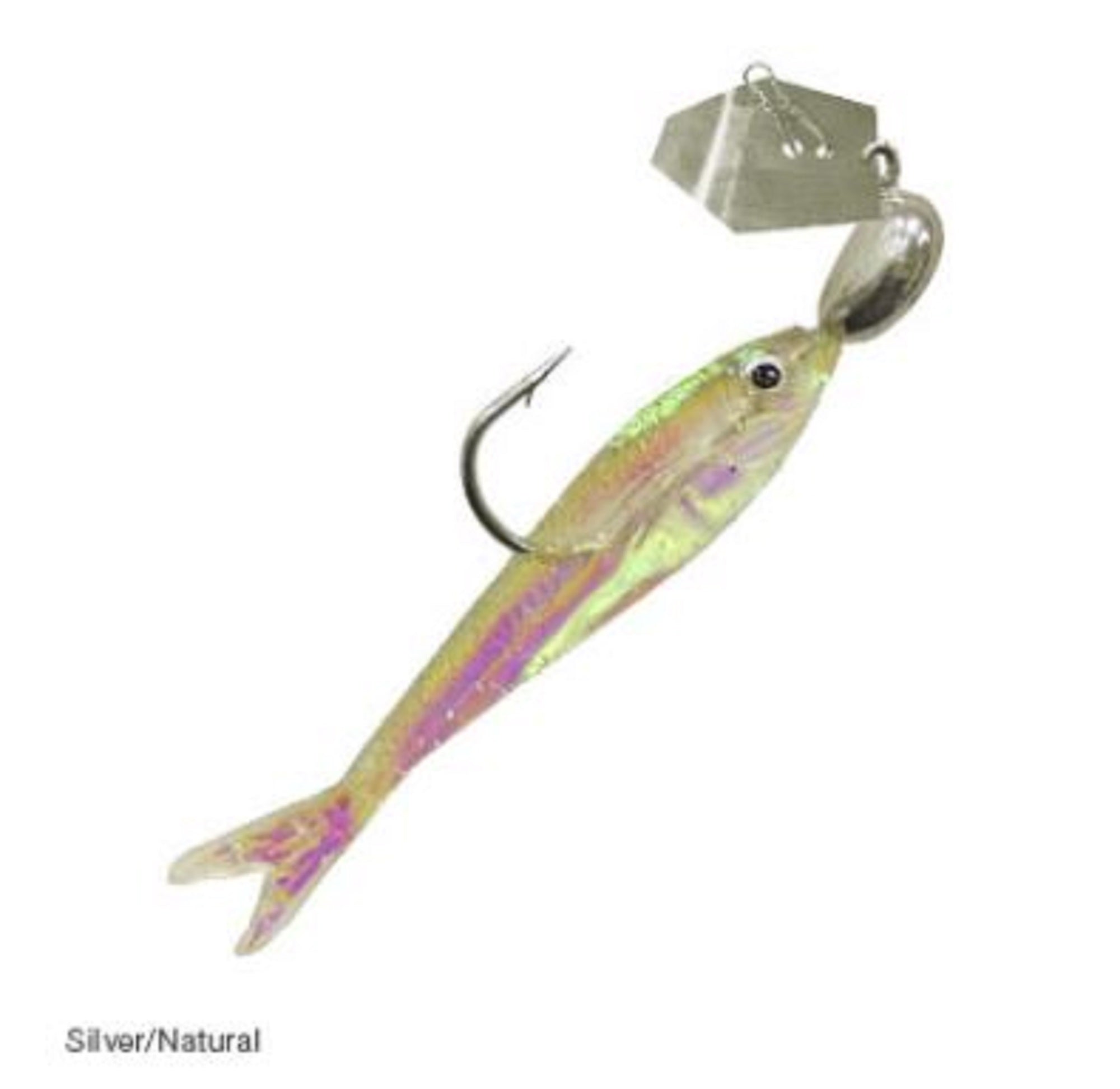 Zman Chatterbait Flashback Mini 1/8 Oz Silver Natural (0365)