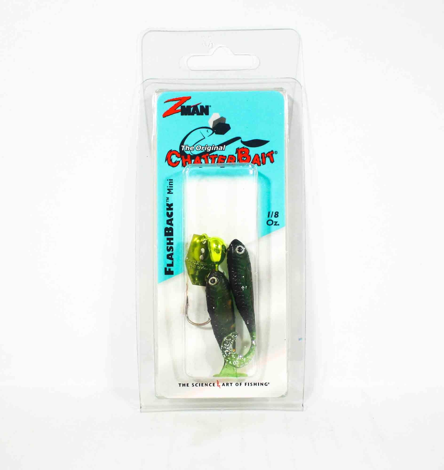 Zman Chatterbait Flashback Mini 1/8 Oz Chart Rainbow (0396)