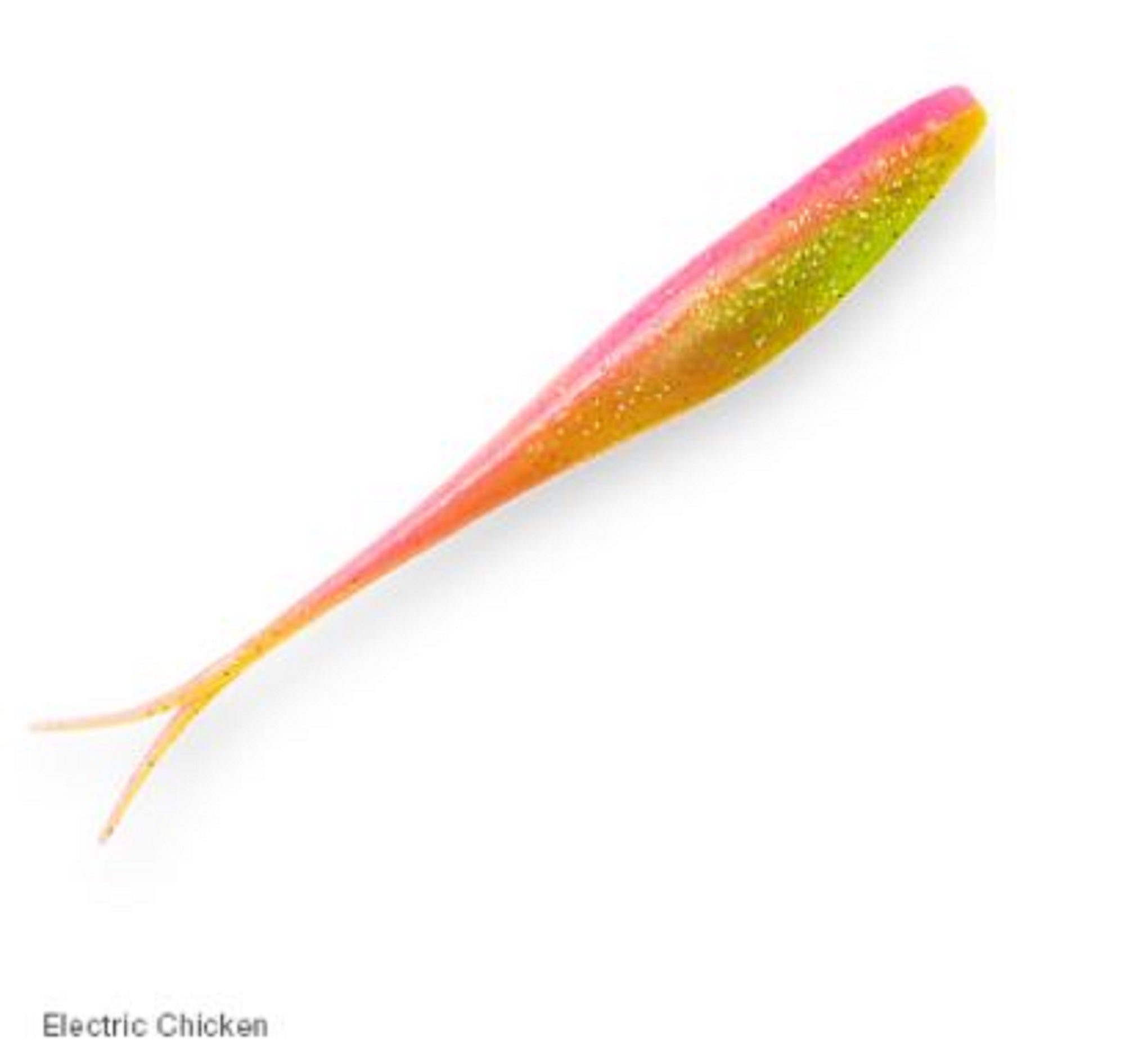 Zman Soft Lure Jerk ShadZ Scented 7 Inch 4/Pack Electric Chicken (2154)