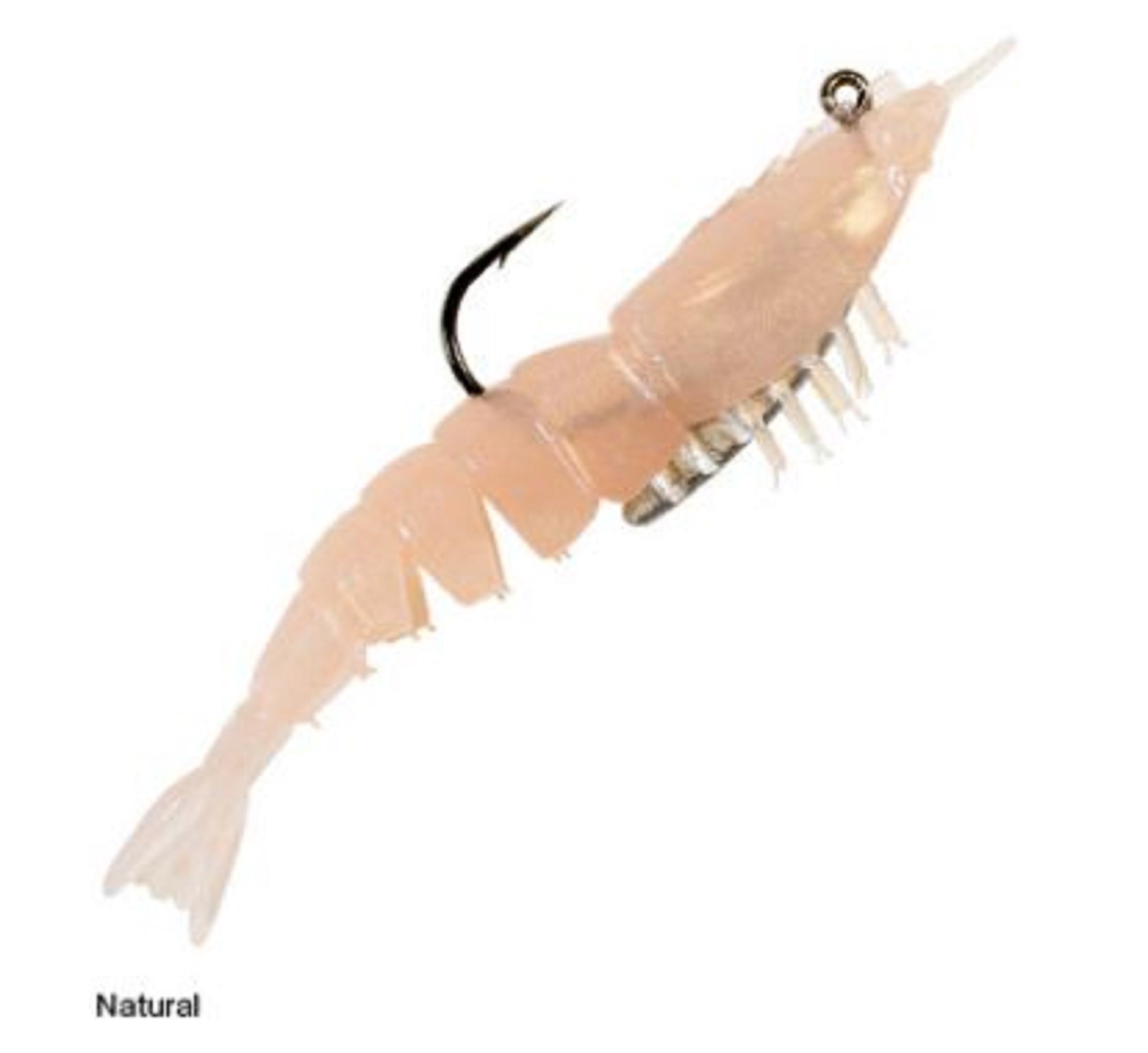 Zman Soft Lure Shrimpz Rigged 3.5 Inch 2/Pack Natural (2307)