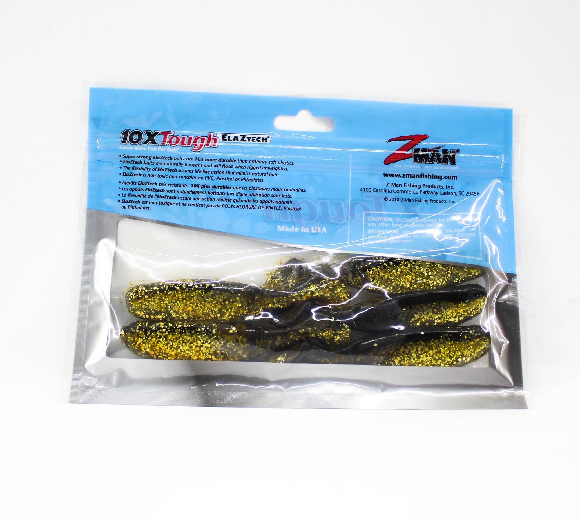 Zman Soft Lure PogyZ 3 Inch 5/Pack Gold Rush (2451)