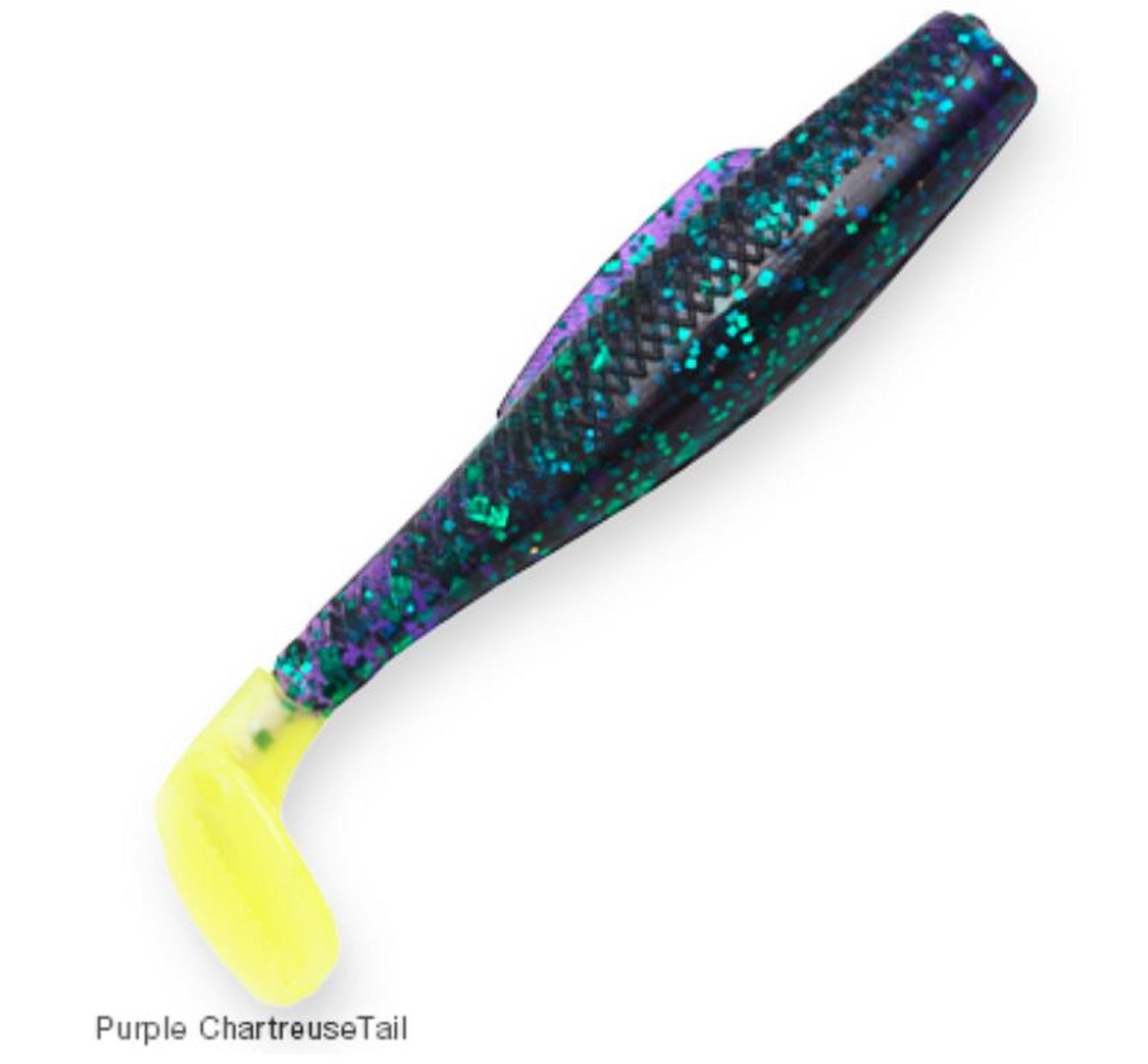 Zman Soft Lure MinnowZ 3 Inch 6/Pack Purple Chart Tail (2604)