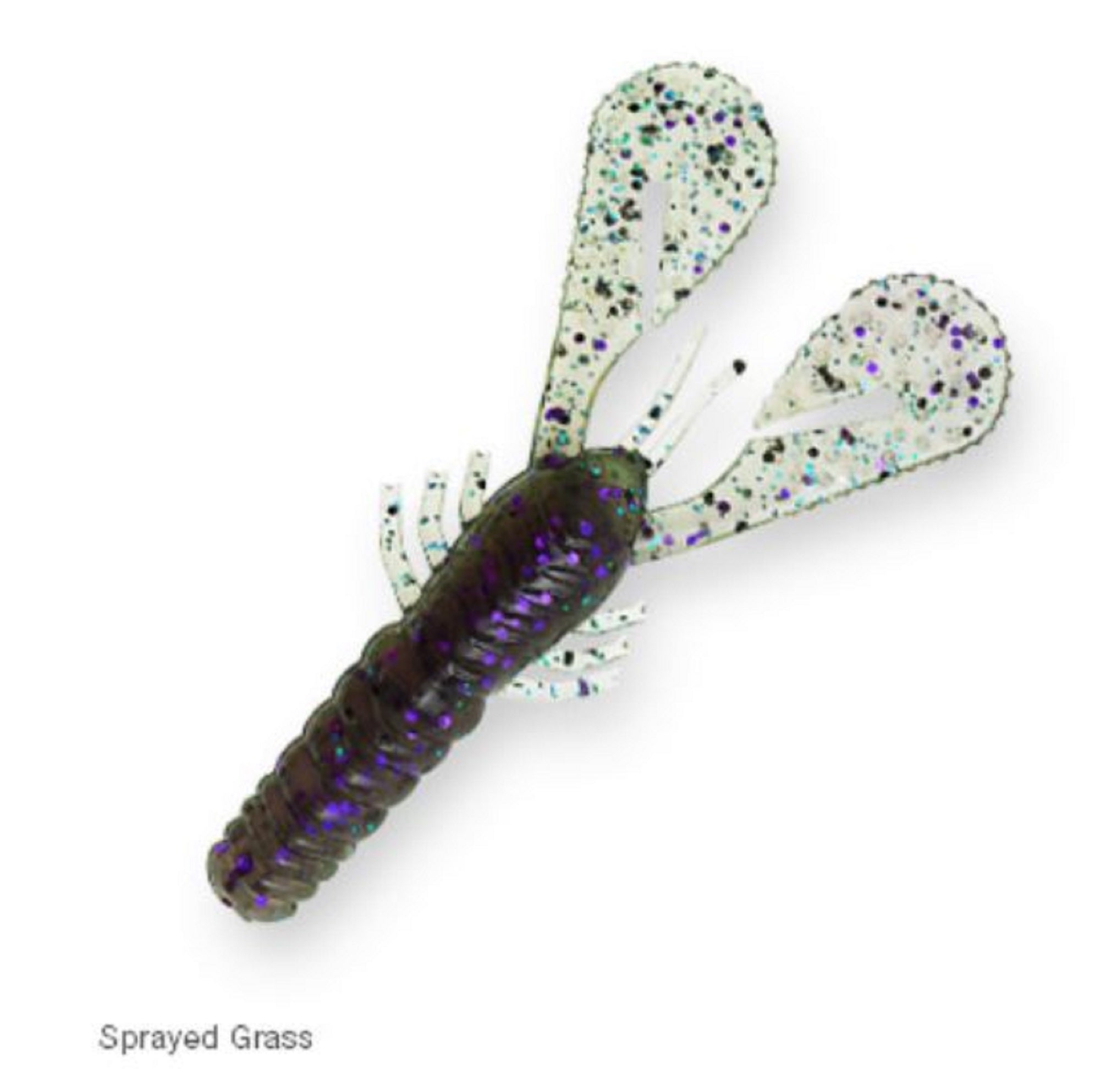 Zman Soft Lure Turbo CrawZ 4 Inch 6/Pack Sprayed Grass (2963)