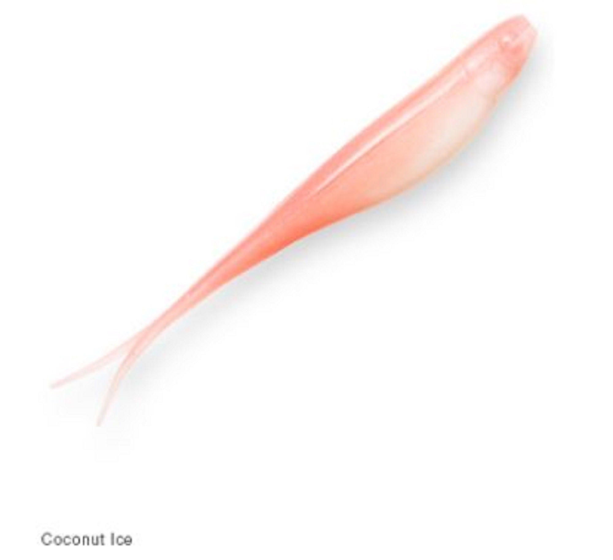Zman Soft Lure Jerk ShadZ Scented 7 Inch 4/Pack Coconut Ice Glow (3489)
