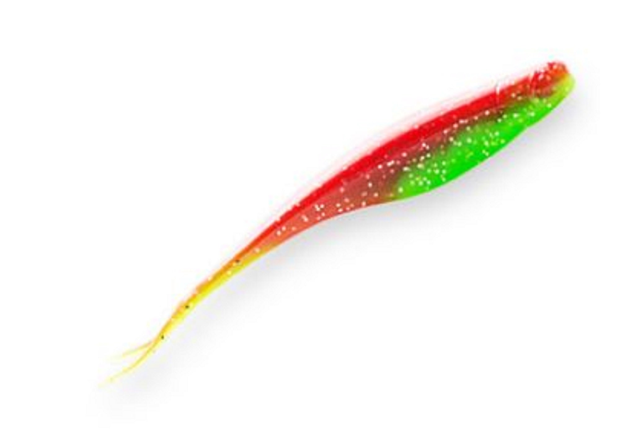Zman Soft Lure StreakZ 3.75 Inch 6/Pack Nuked Chicken Glow (3663)