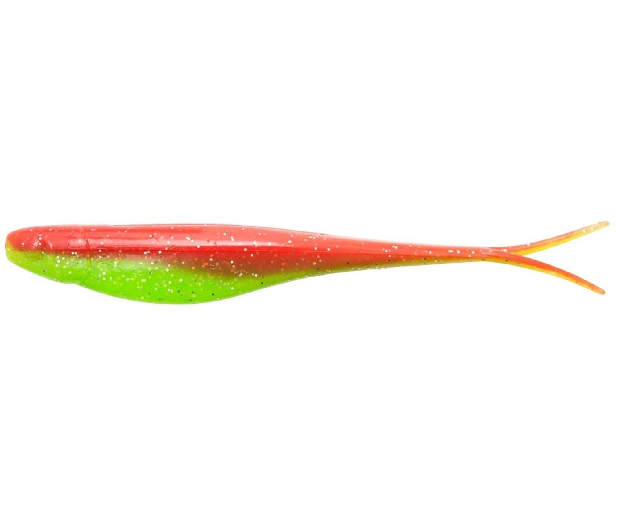 Zman Soft Lure StreakZ XL 8 Inch 2/Pack Nuked Chicken Glow (3670)