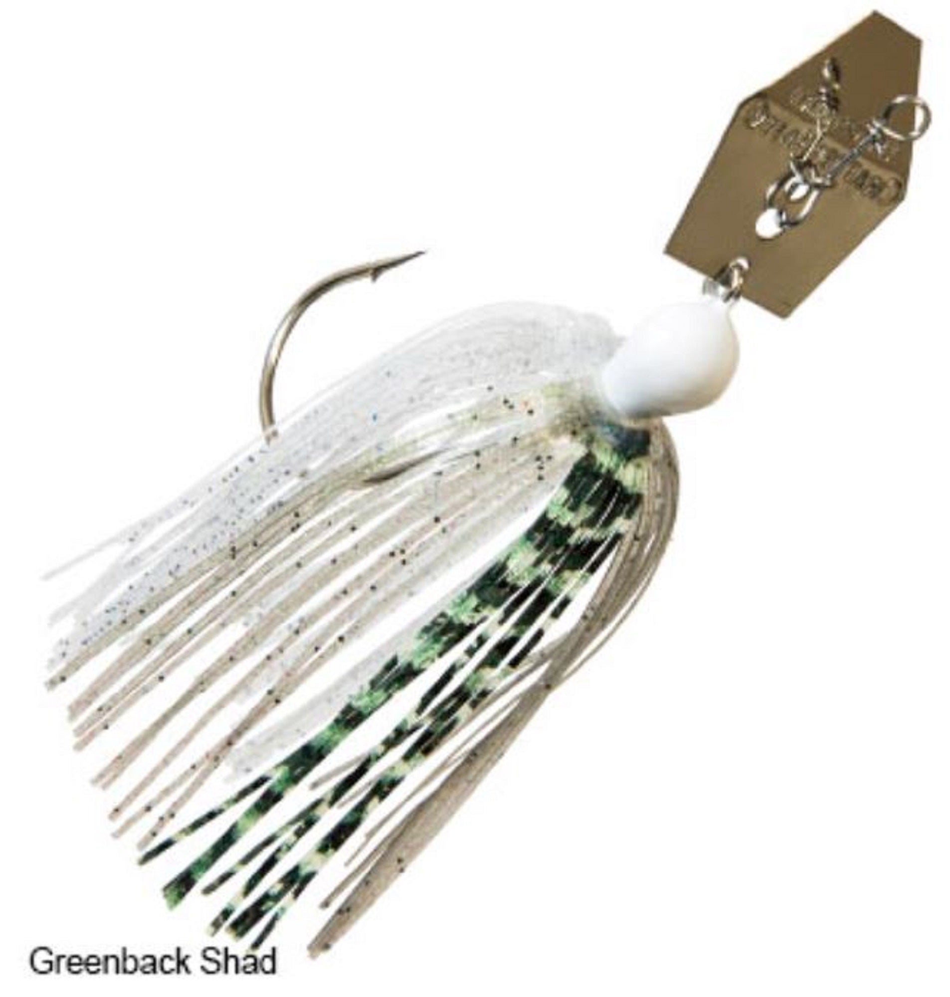 Zman Chatterbait 3/8 oz Sinking Lure Greenback Shad (4035)