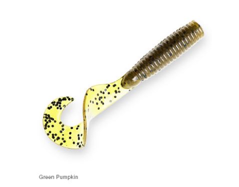 Zman Soft Lure GrubZ 3.5 Inch 6/Pack Green Pumpkin (5544)