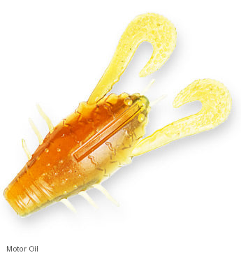 Zman Soft Lure CrusteaZ 2 Inch 6/Pack Motor Oil (5667)