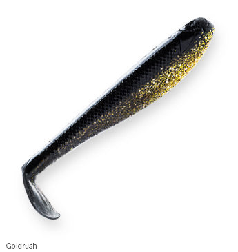 Zman Soft Lure SwimmerZ 4 Inch 4/Pack Gold Rush (6251)