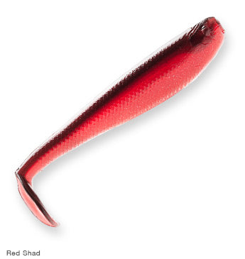 Zman Soft Lure SwimmerZ 4 Inch 4/Pack Red Shad (6336)
