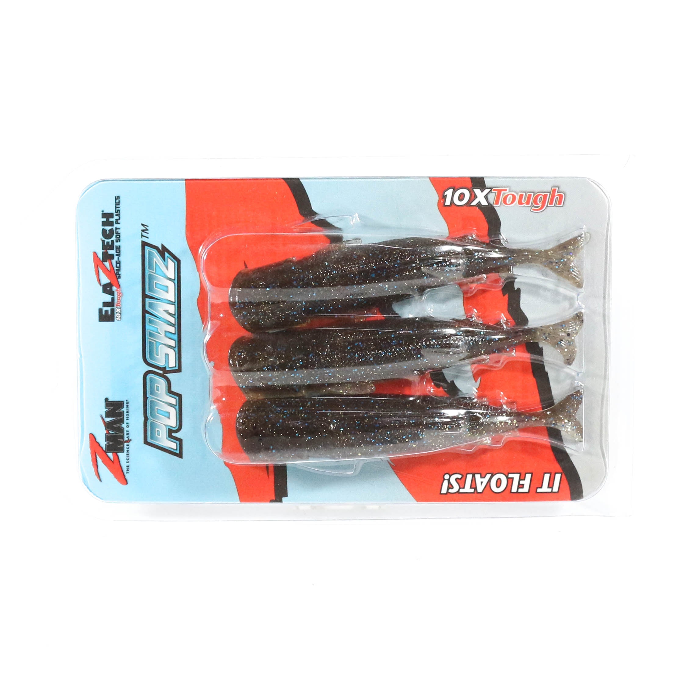 Zman Soft Lure Pop ShadZ 4 Inch 3/Pack Breaking Bream (8026)