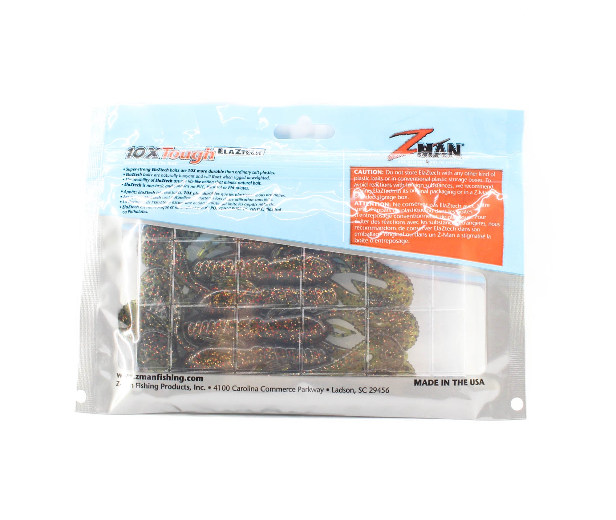 Zman Soft Lure Turbo CrawZ 4 Inch 6/Pack Canada Craw (8712)