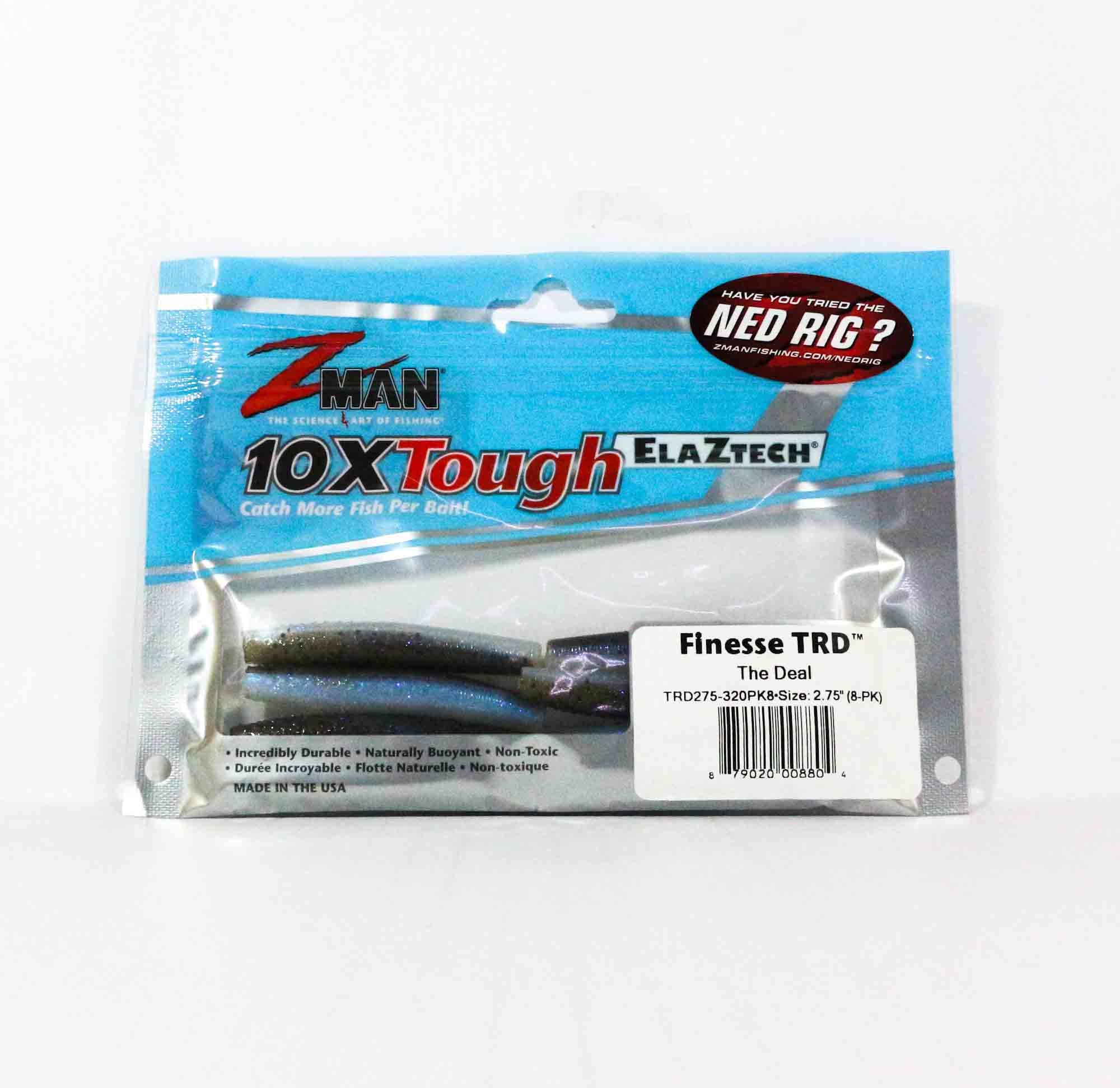 Zman Soft Lure Finesse TRD 2.75 Inch 8/Pack The Deal (8804)