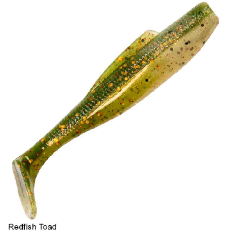 Zman Soft Lure Diezel MinnowZ 4 Inch 5/Pack Red Fish Toad (9566)