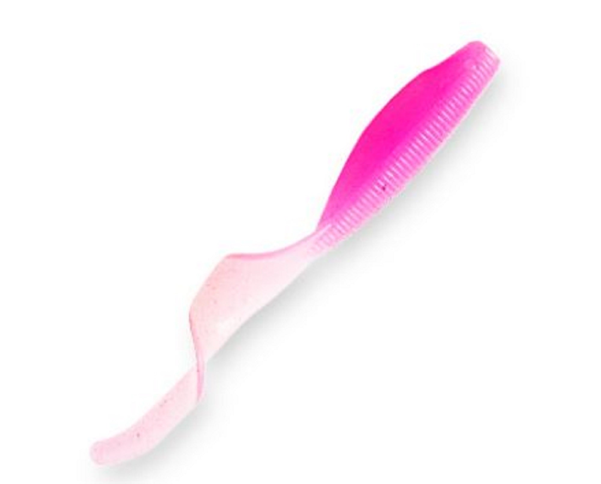 Zman Soft Lure StreakZ Curly 5 Inch 4/Pack Pink Glow (9634)
