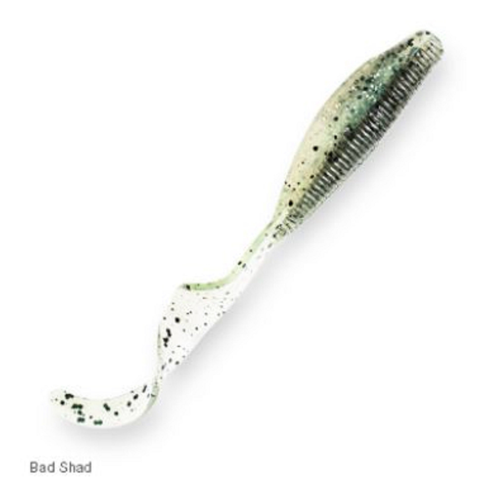 Zman Soft Lure StreakZ Curly TailZ 5 Inch 4/Pack Bad Shad (9658)