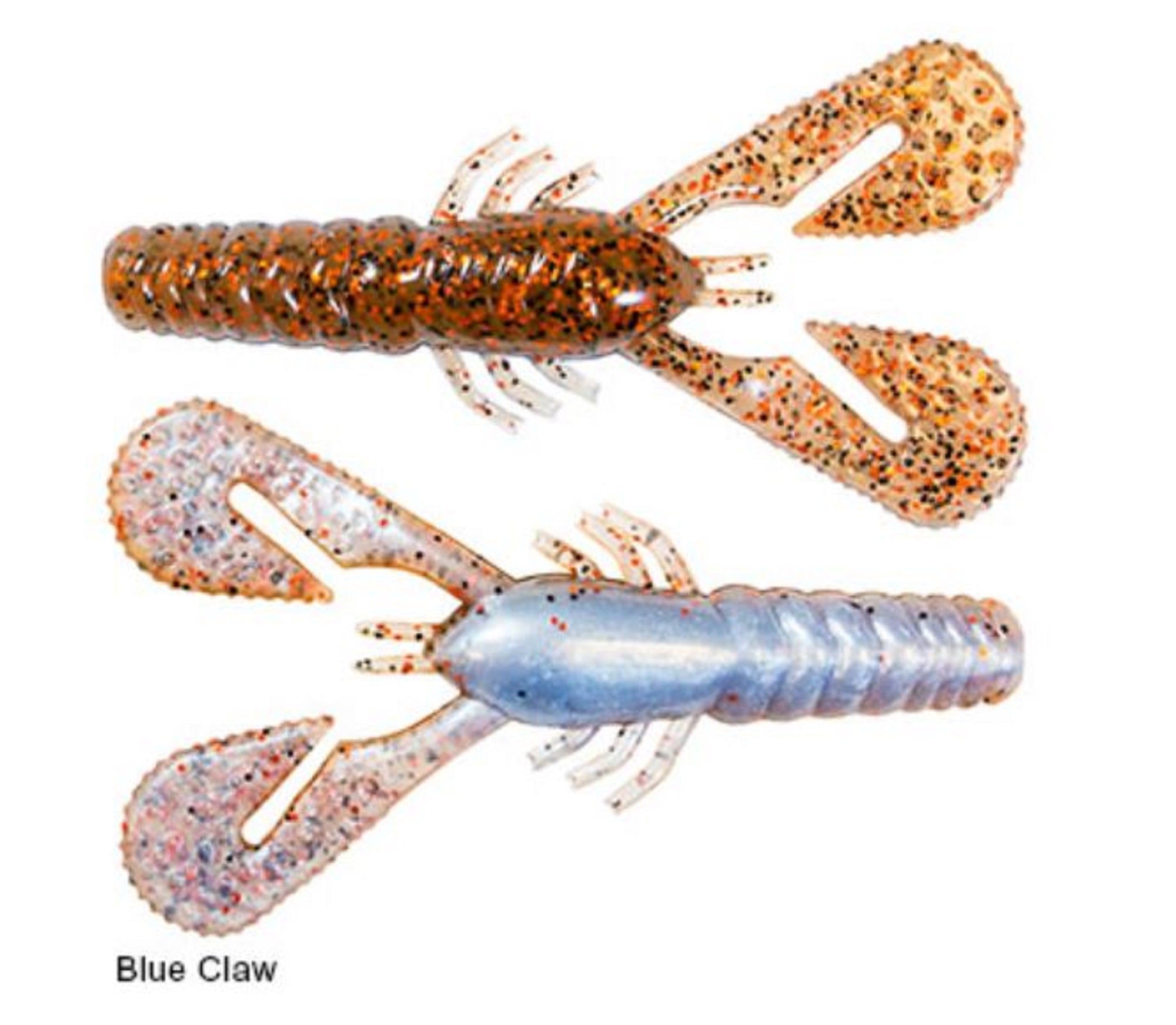 Zman Soft Lure Turbo CrawZ 4 Inch 6/Pack Blue Claw (9900)