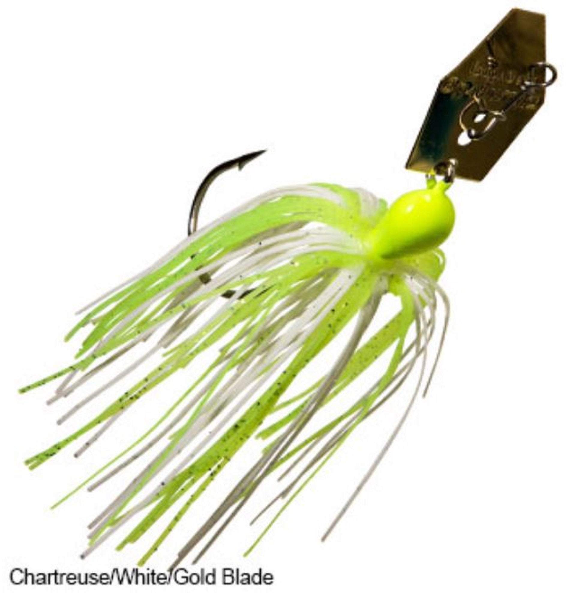 Zman Chatterbait 1/4 oz Sinking Lure Chart White Gold (0259)
