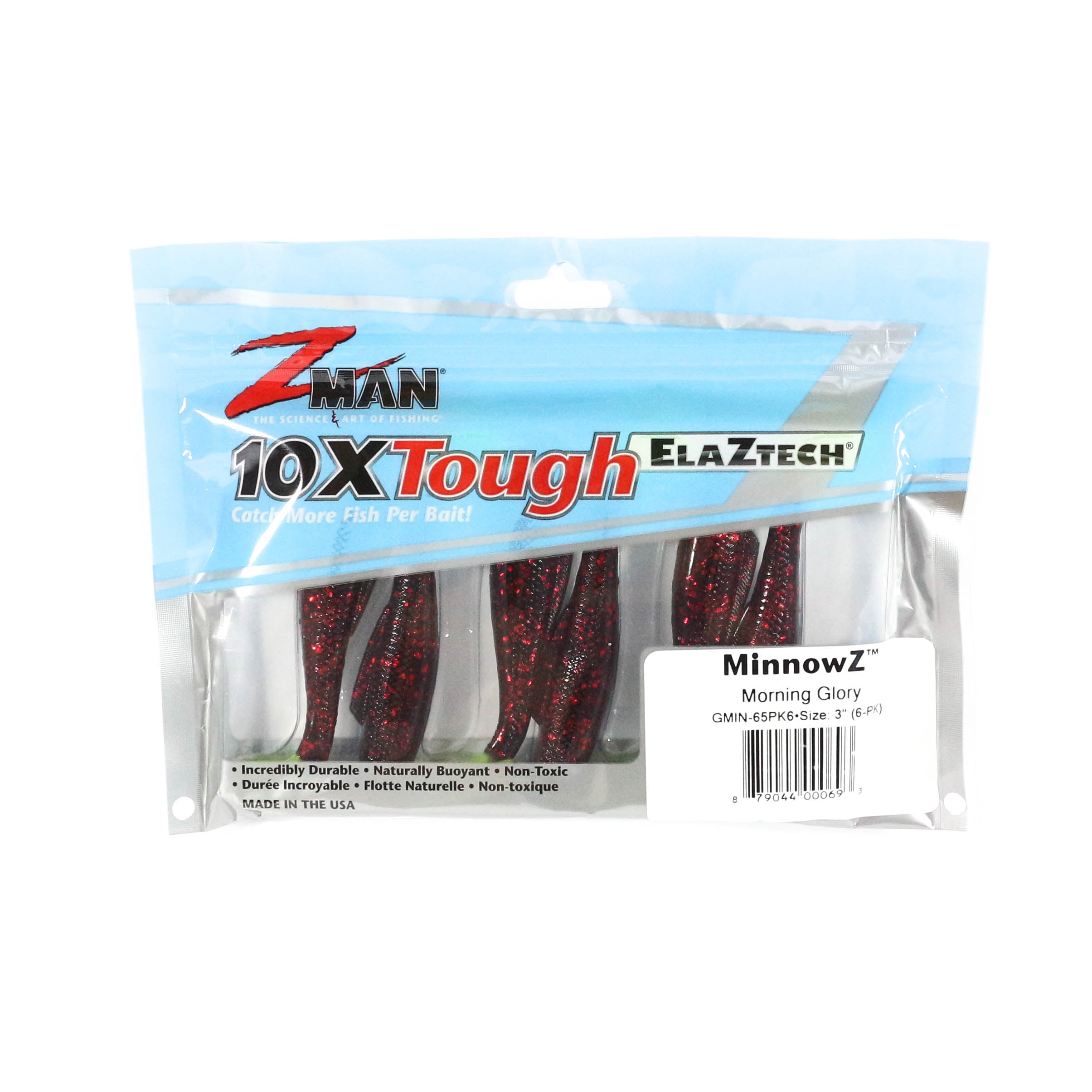 Zman Soft Lure MinnowZ 3 Inch 6/Pack Morning Glory (0693)