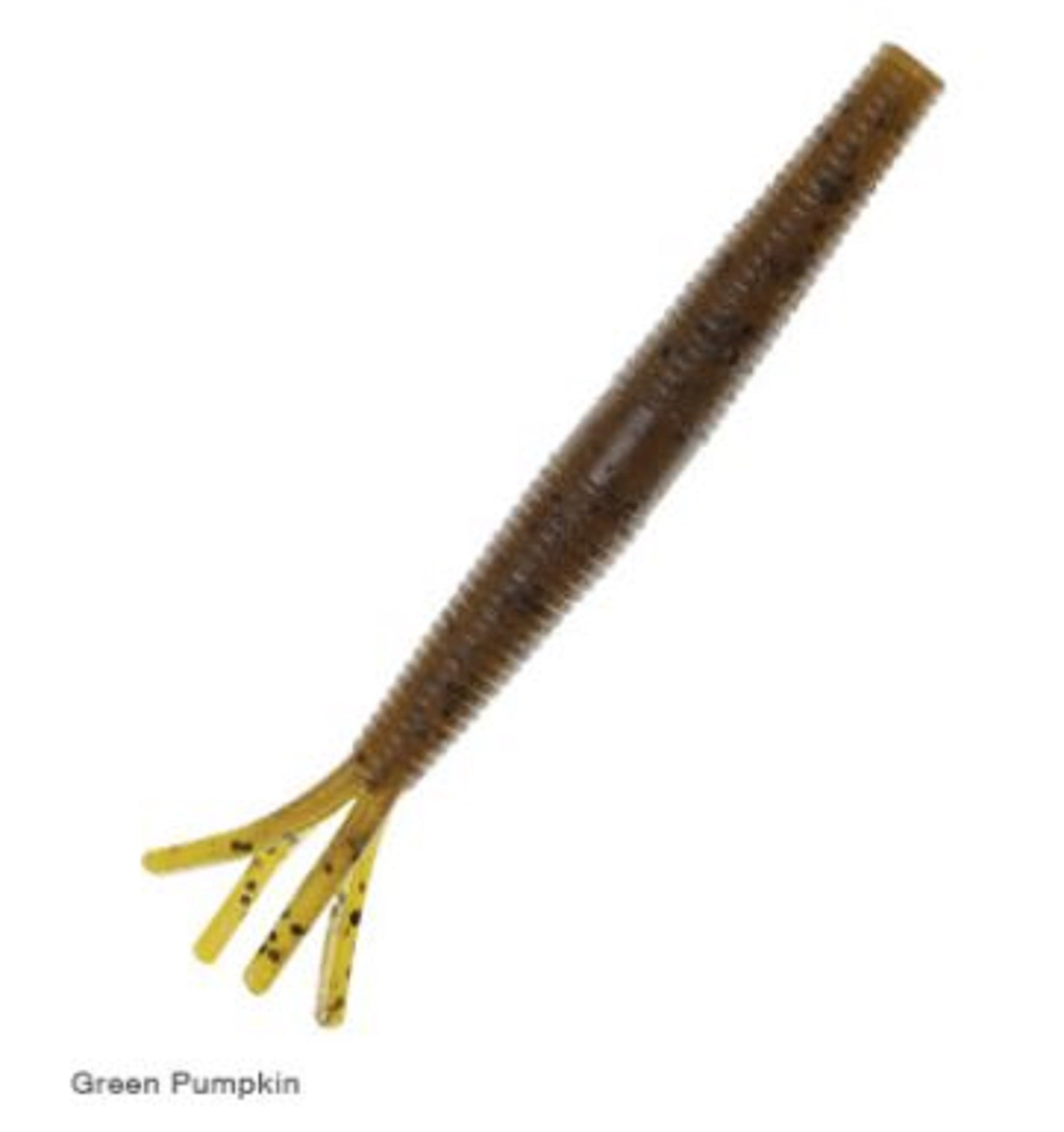Zman Soft Lure Hula Stickz 4 Inch 6/Pack Green Pumpkin (0945)