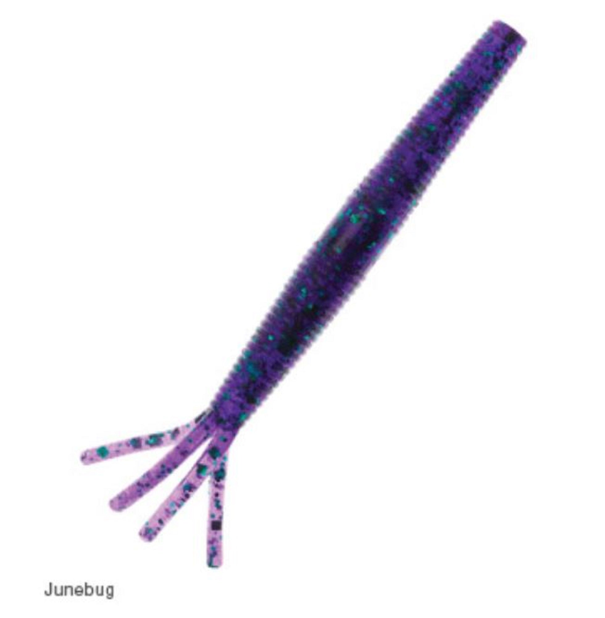 Zman Soft Lure Hula Stickz 4 Inch 6/Pack Junebug (0952)
