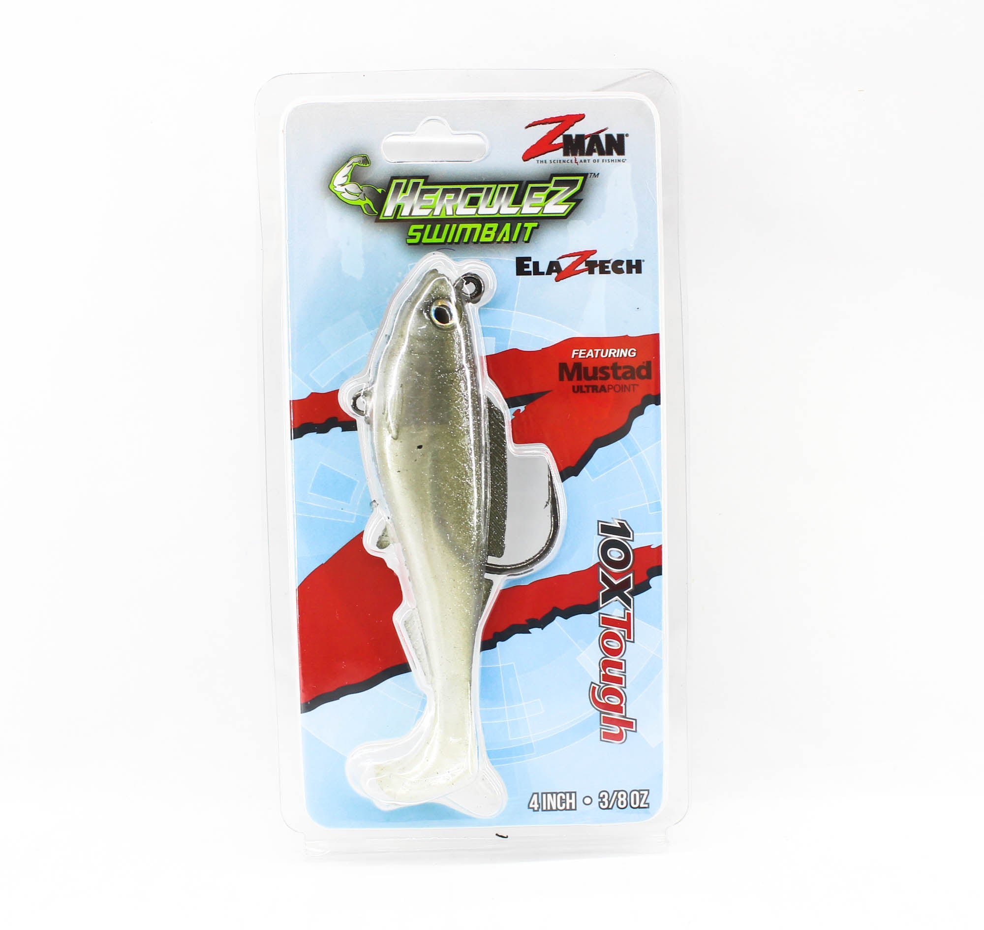 Zman Soft Lure Herculez Swimbait 4 Inch Shiner (2697)