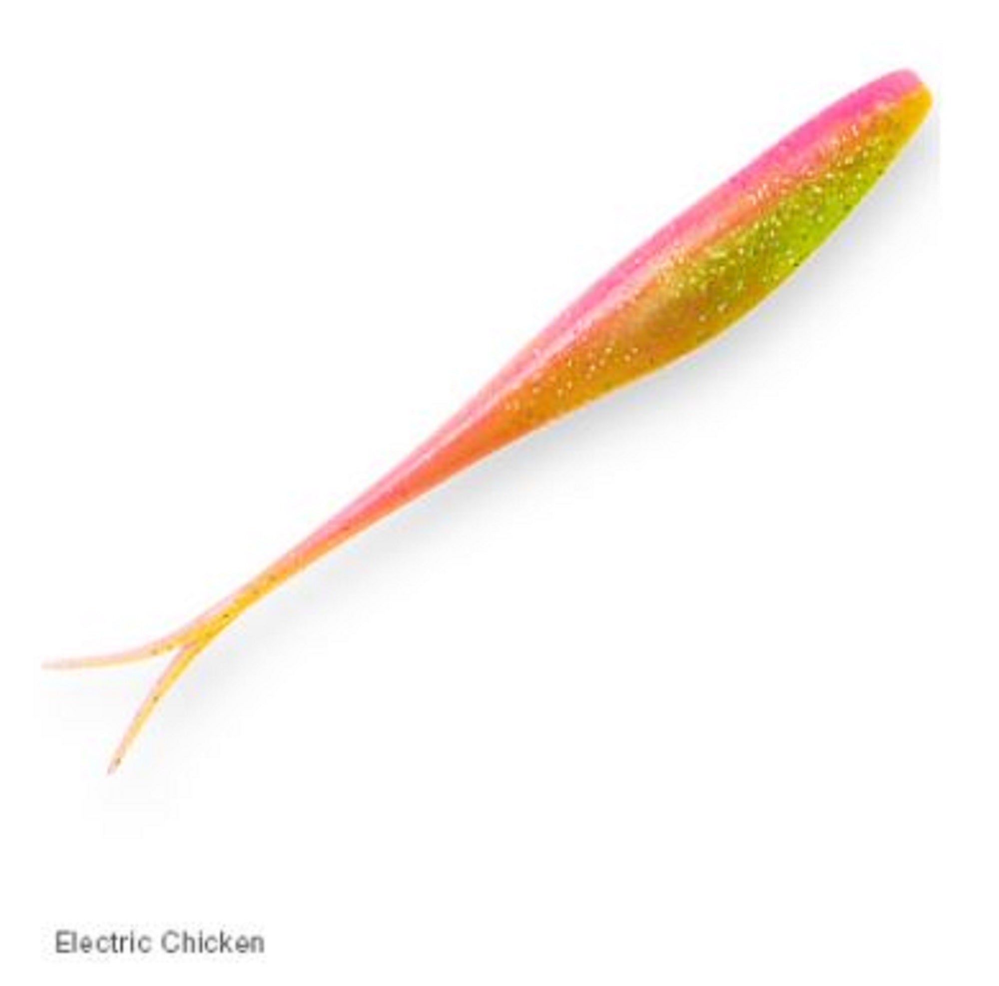 Zman Soft Lure Jerk ShadZ Scented 5 Inch 5/Pack Electric Chicken (2758)