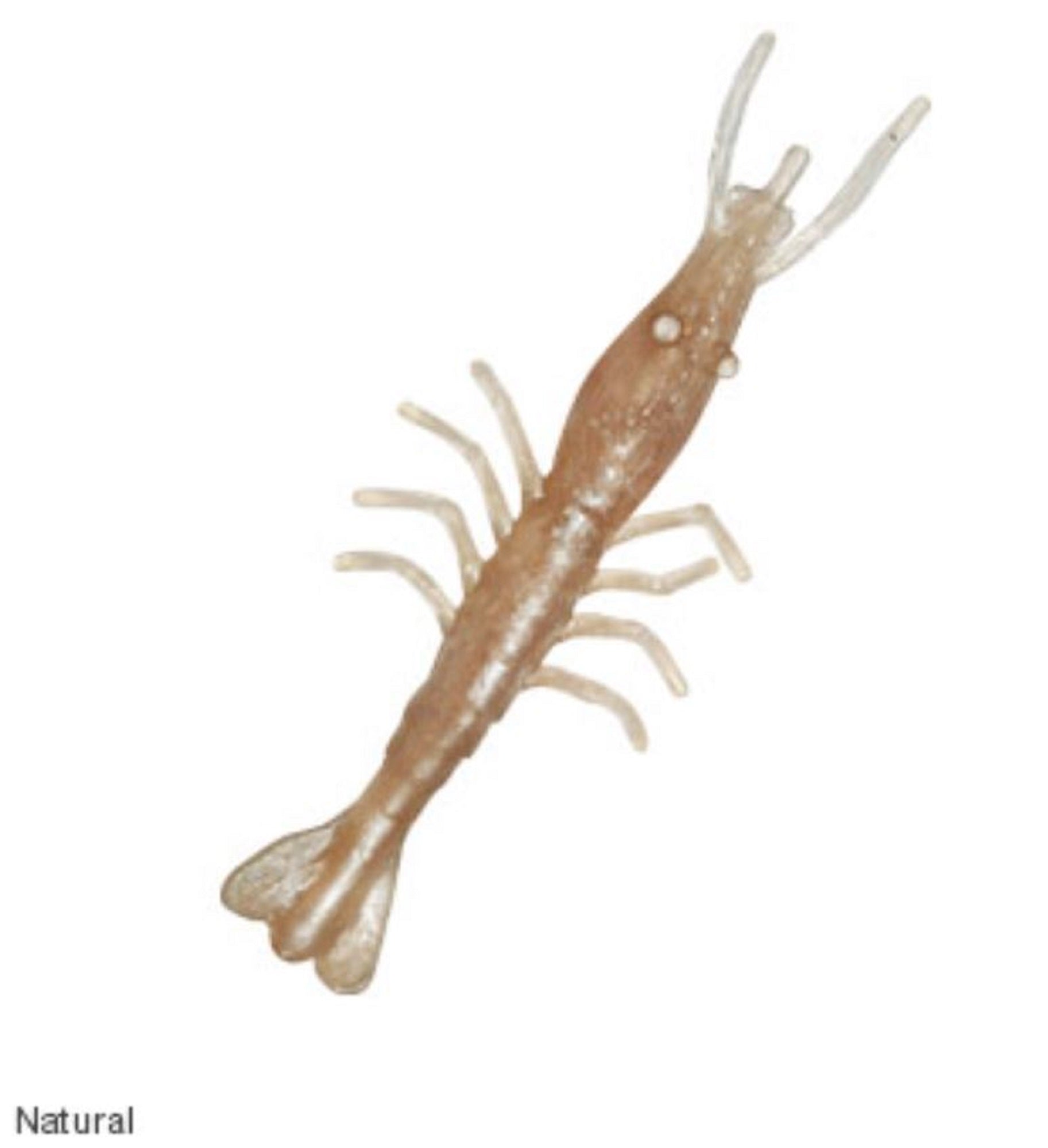 Zman Soft Lure Scented Shrimpz 3 Inch 5/Pack Natural (3229)