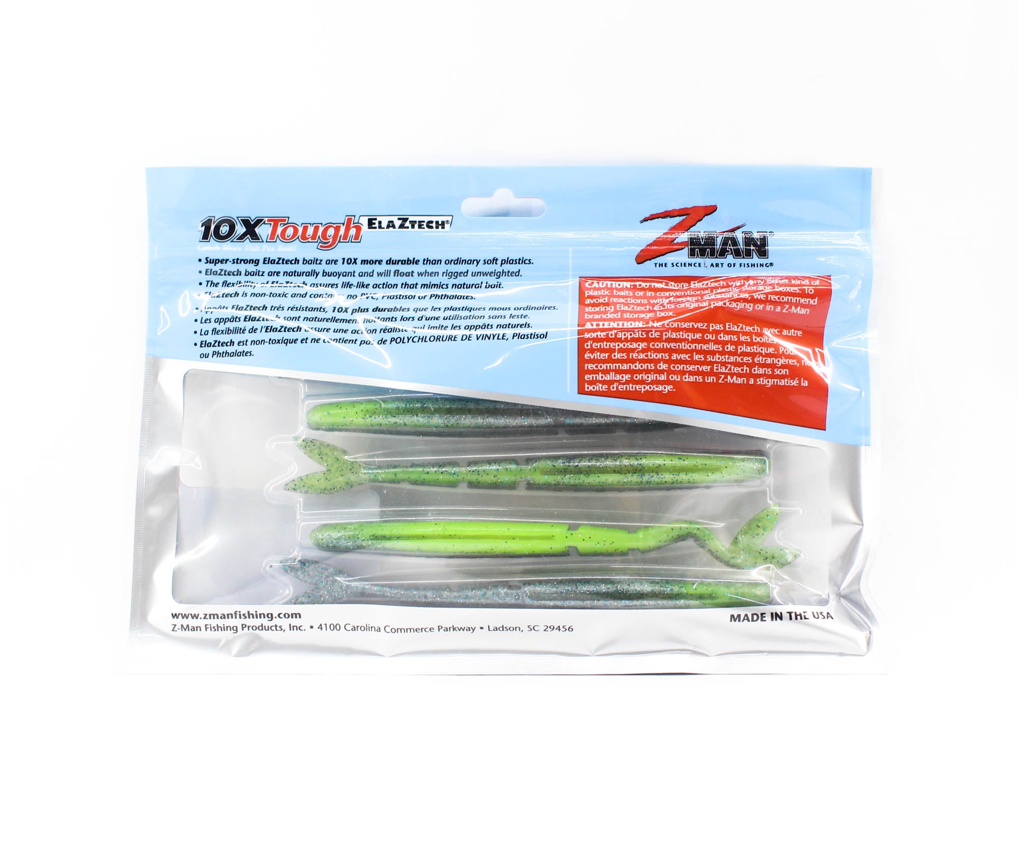 Zman Soft Lure DarterZ 6 Inch 5/Pack Sexy Mullet (4073)