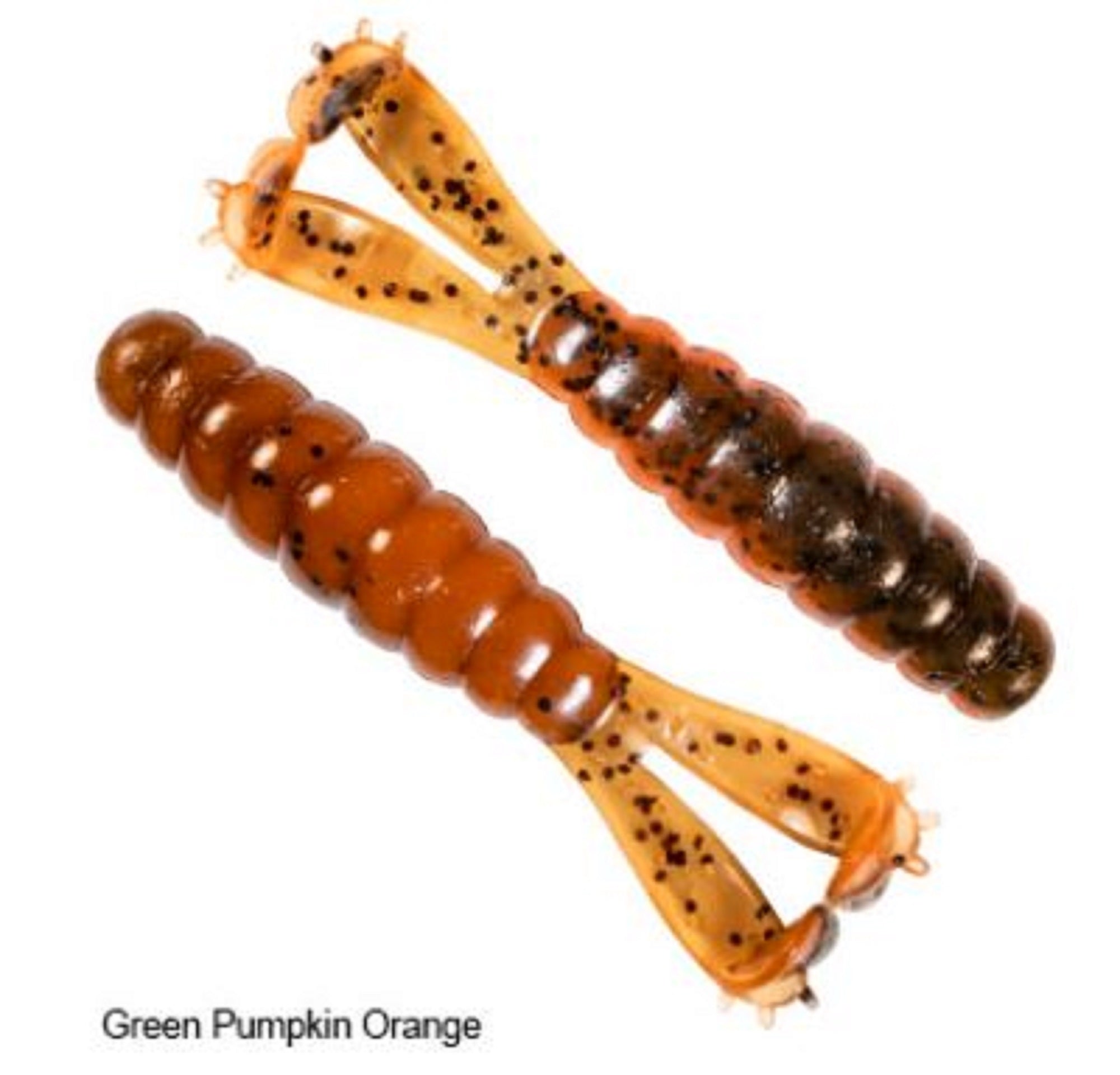 Zman Soft Lure Baby Goat 3 Inch 6/Pack Green Pumpkin Orange (4172)