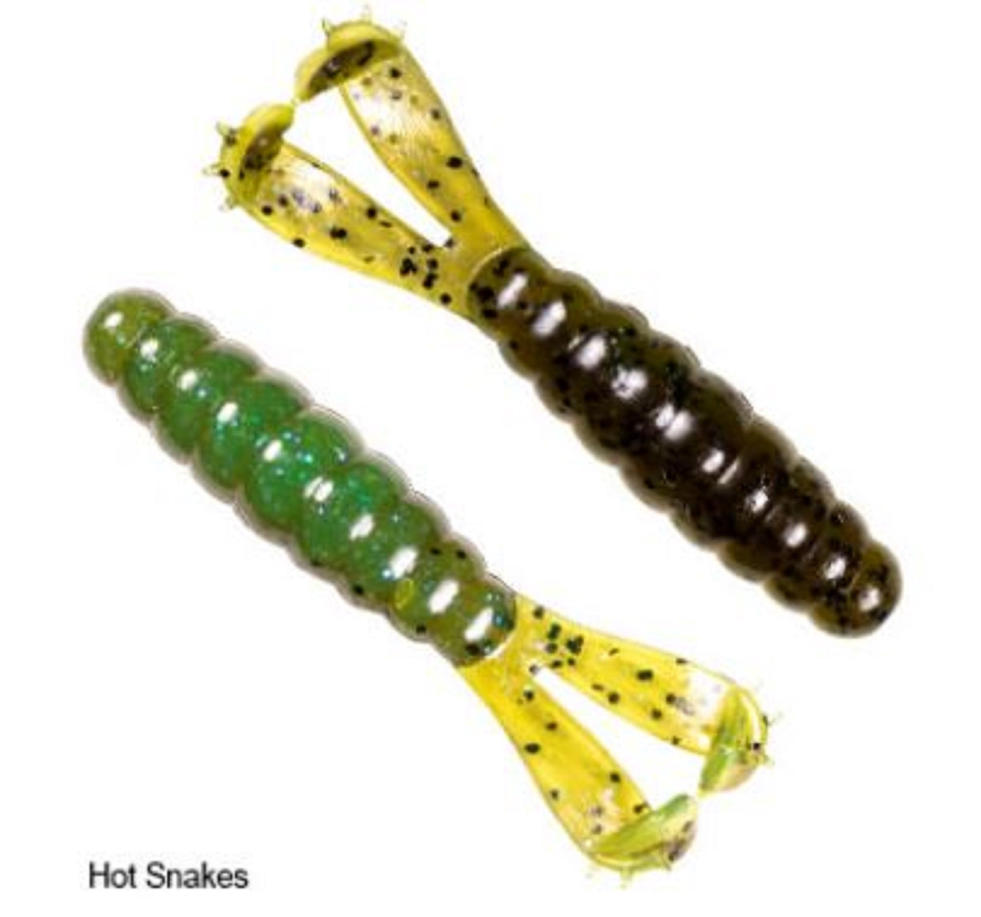 Zman Soft Lure Goat 3.75 Inch 4/Pack Hot Snakes (4356)